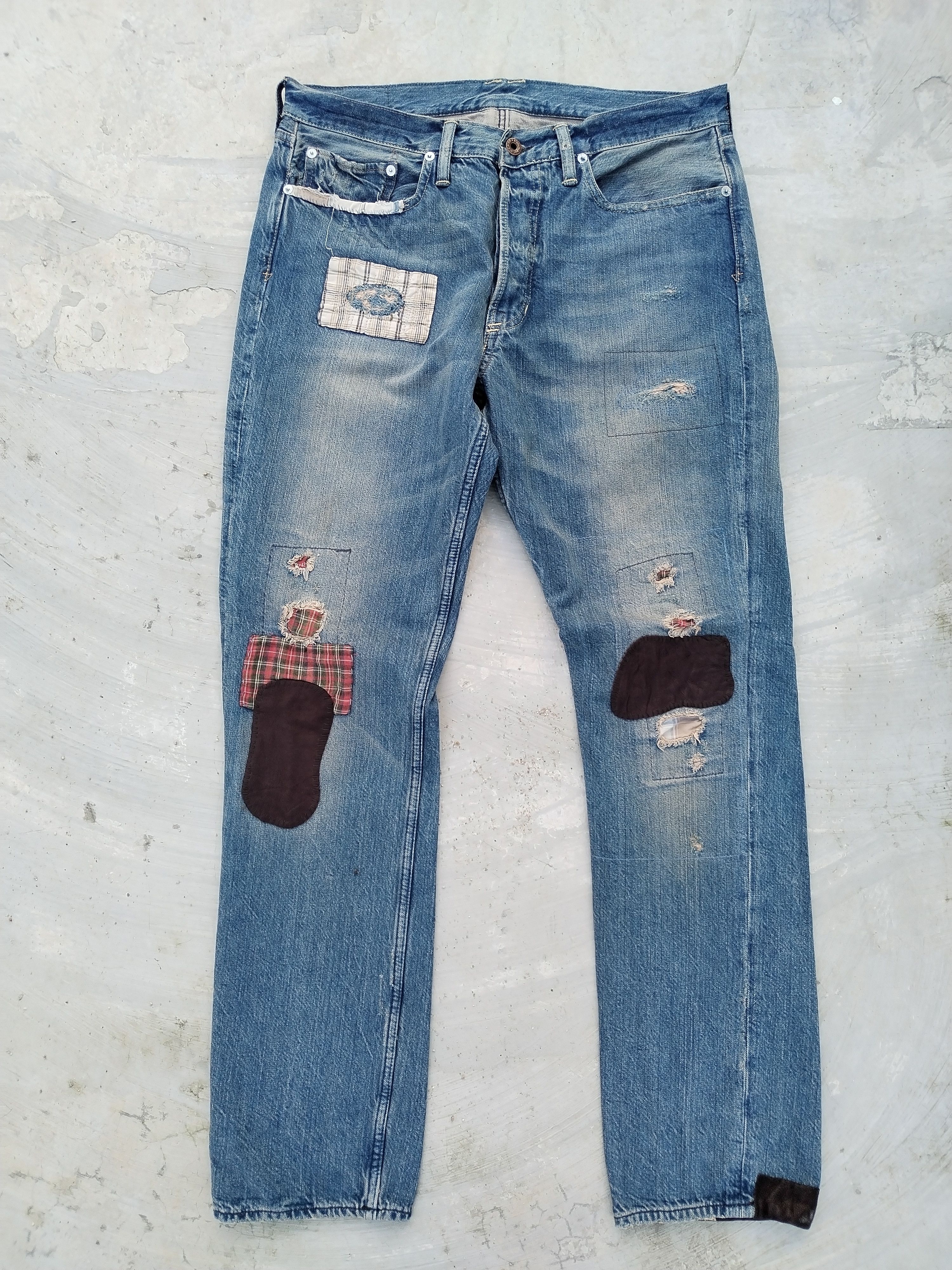 Polo Ralph Lauren Polo Ralph Lauren Patchwork Bobby Jeans Cruise 2011 Size US 34 / EU 50 - 1 Thumbnail