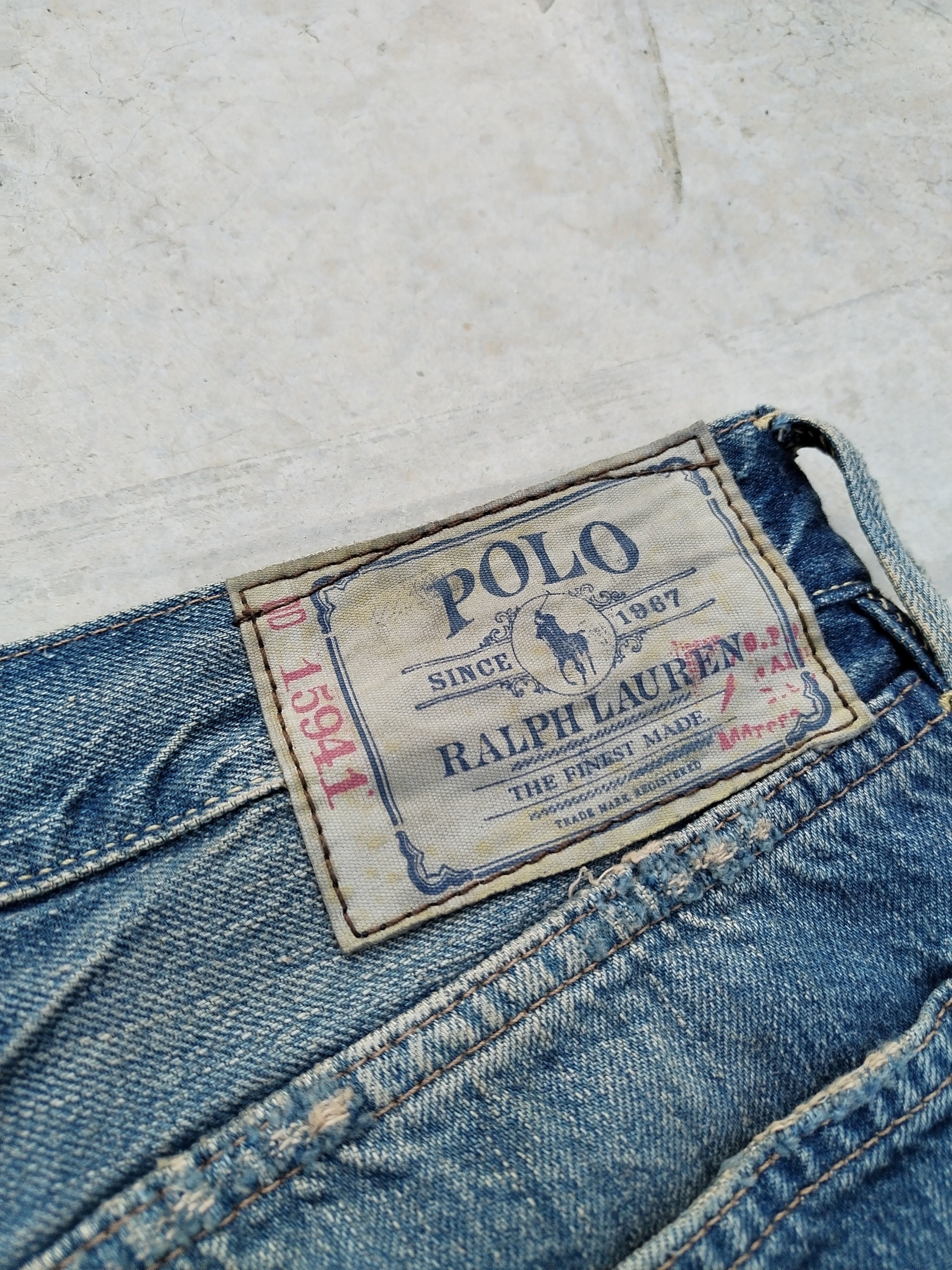 Polo Ralph Lauren Polo Ralph Lauren Patchwork Bobby Jeans Cruise 2011 Size US 34 / EU 50 - 11 Thumbnail