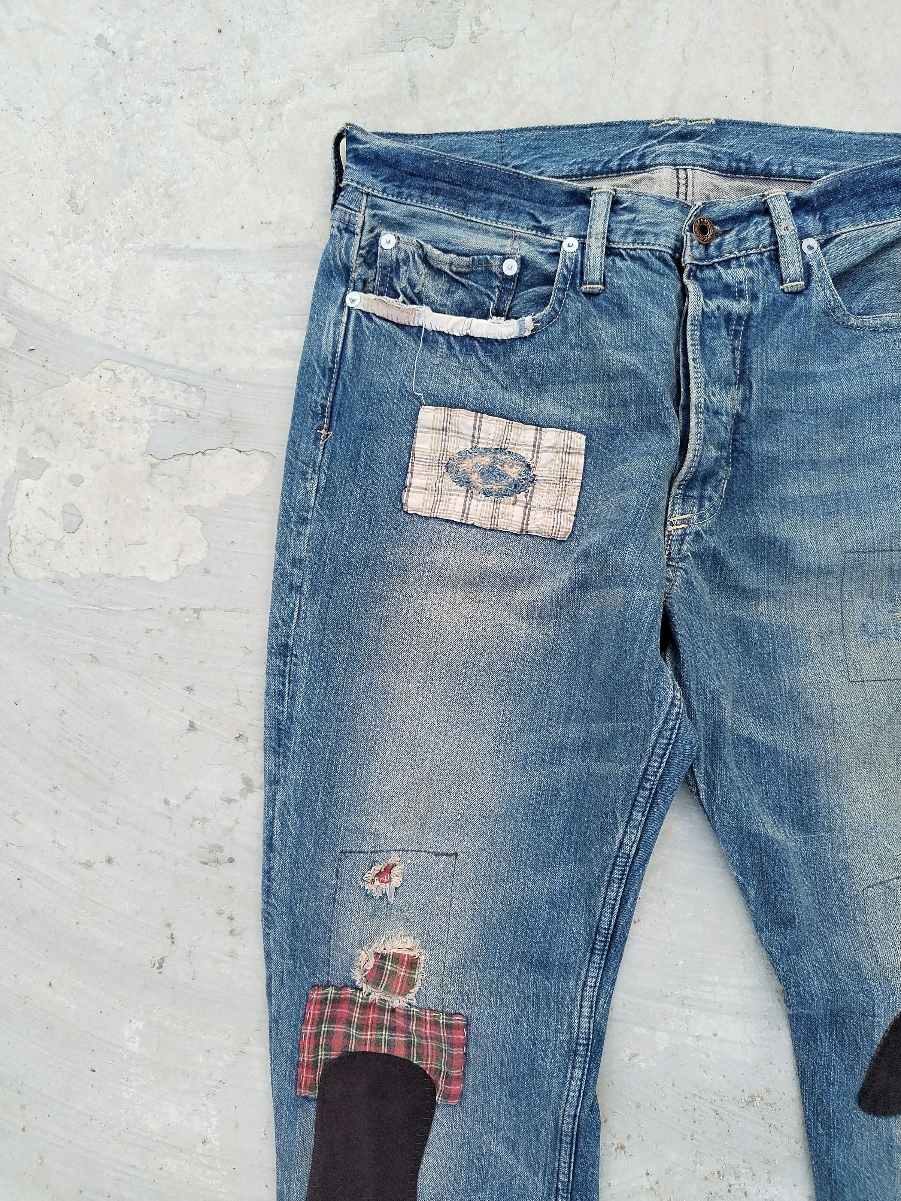 Polo Ralph Lauren Polo Ralph Lauren Patchwork Bobby Jeans Cruise 2011 Size US 34 / EU 50 - 2 Thumbnail