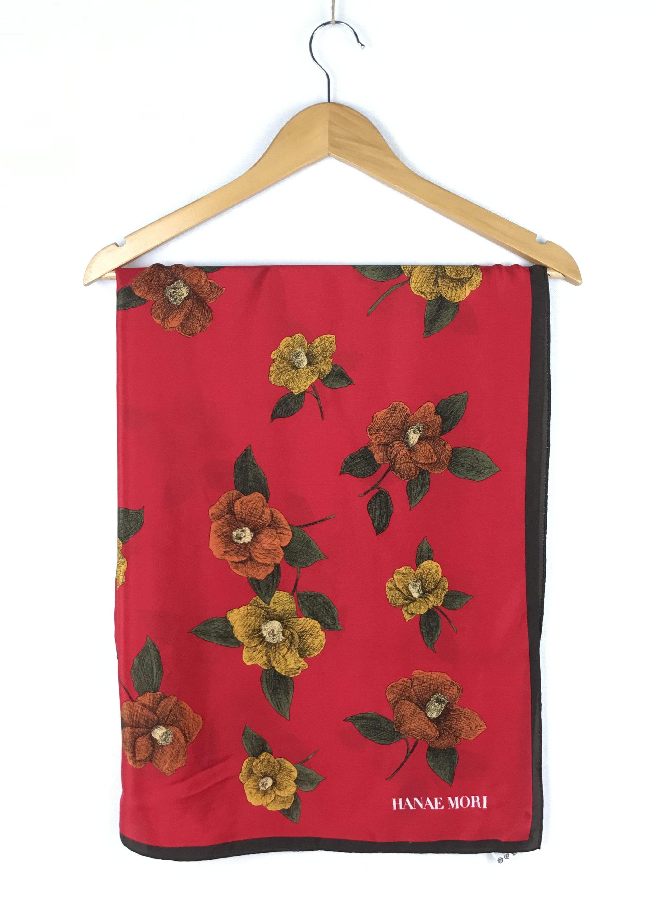 HM803 Hanae Mori silk scarf silk scarves vintage scarf shawl