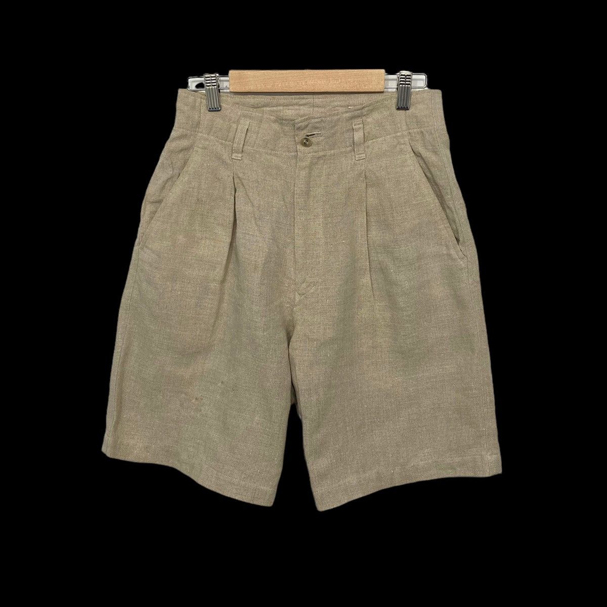 Issey Miyake Issey miyake linen short pants Size US 30 / EU 46 - 1 Thumbnail