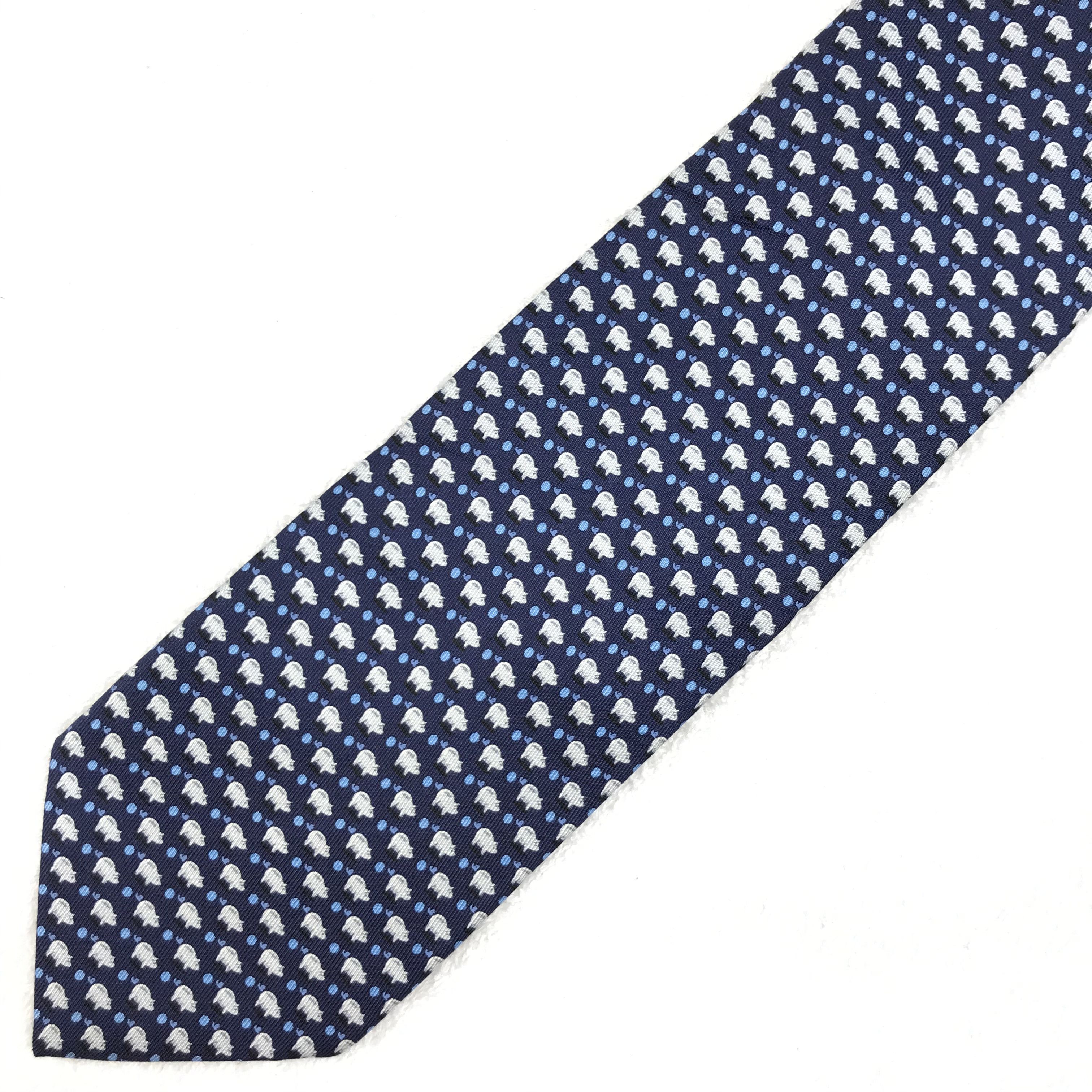 Salvatore Ferragamo × Vintage SF205 Vintage Salvatore Ferragamo Neck tie Pure Silk Size ONE SIZE - 5 Thumbnail