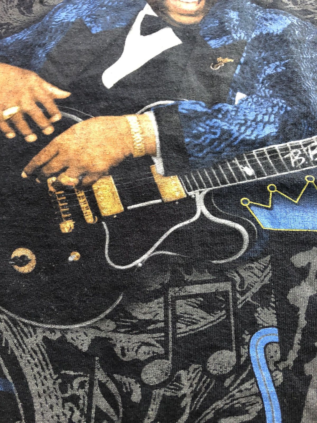 Band Tees × Vintage Vintage BB King 2007 Tour Fullprint Tee Size US M / EU 48-50 / 2 - 4 Thumbnail