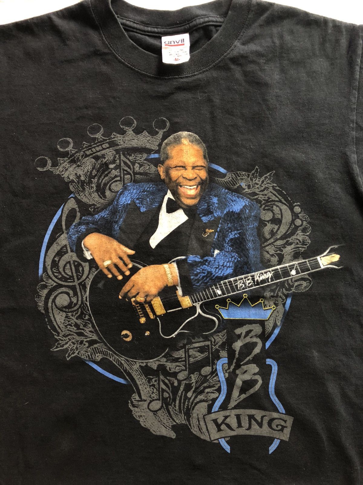 Band Tees × Vintage Vintage BB King 2007 Tour Fullprint Tee Size US M / EU 48-50 / 2 - 2 Thumbnail