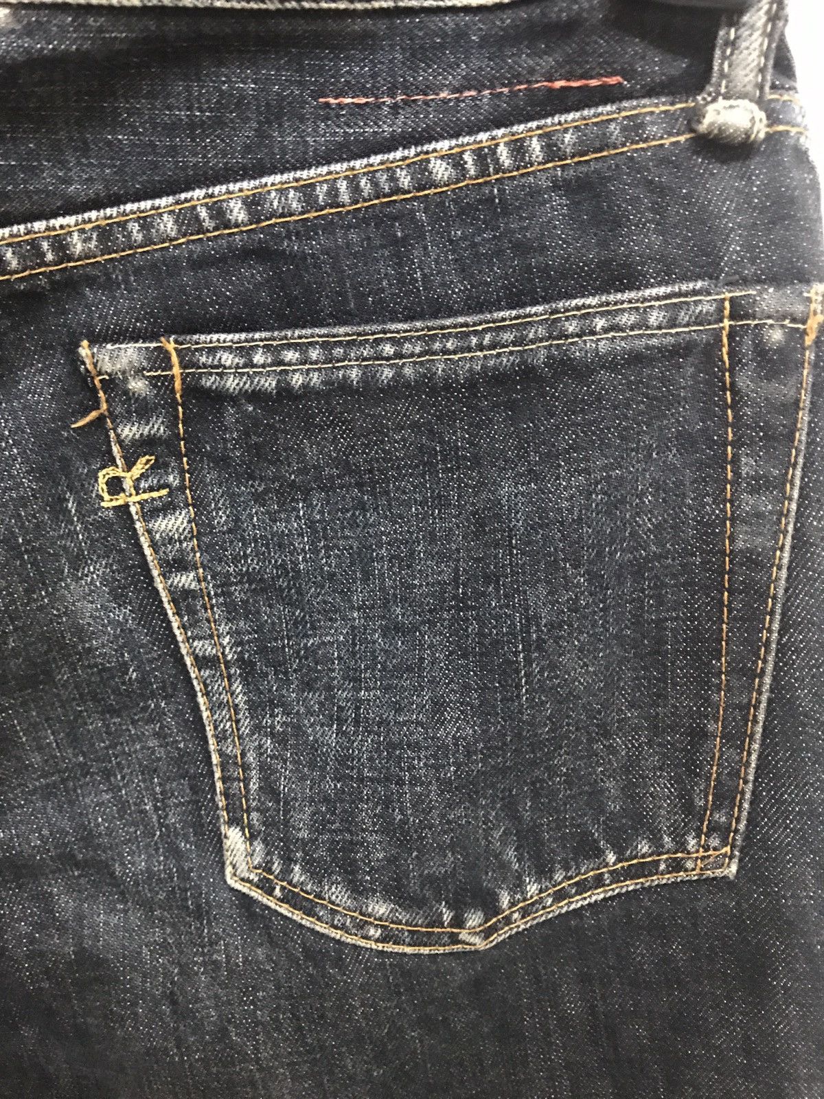 45rpm JAPAN BRAND 45 RPM NICE DISTRESS DENIM MATERIAL RARE Size US 32 / EU 48 - 4 Thumbnail