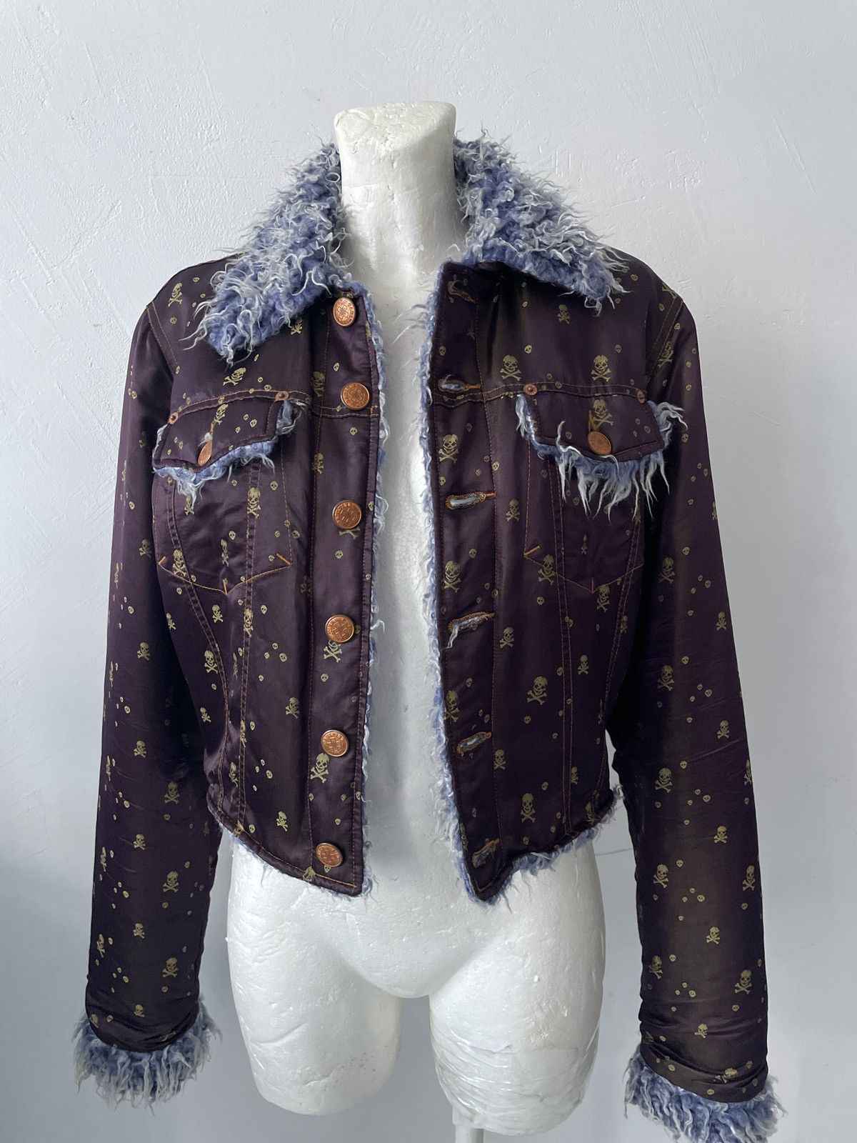 JEAN PAUL GAULTIER iconic 90s skulls jacket