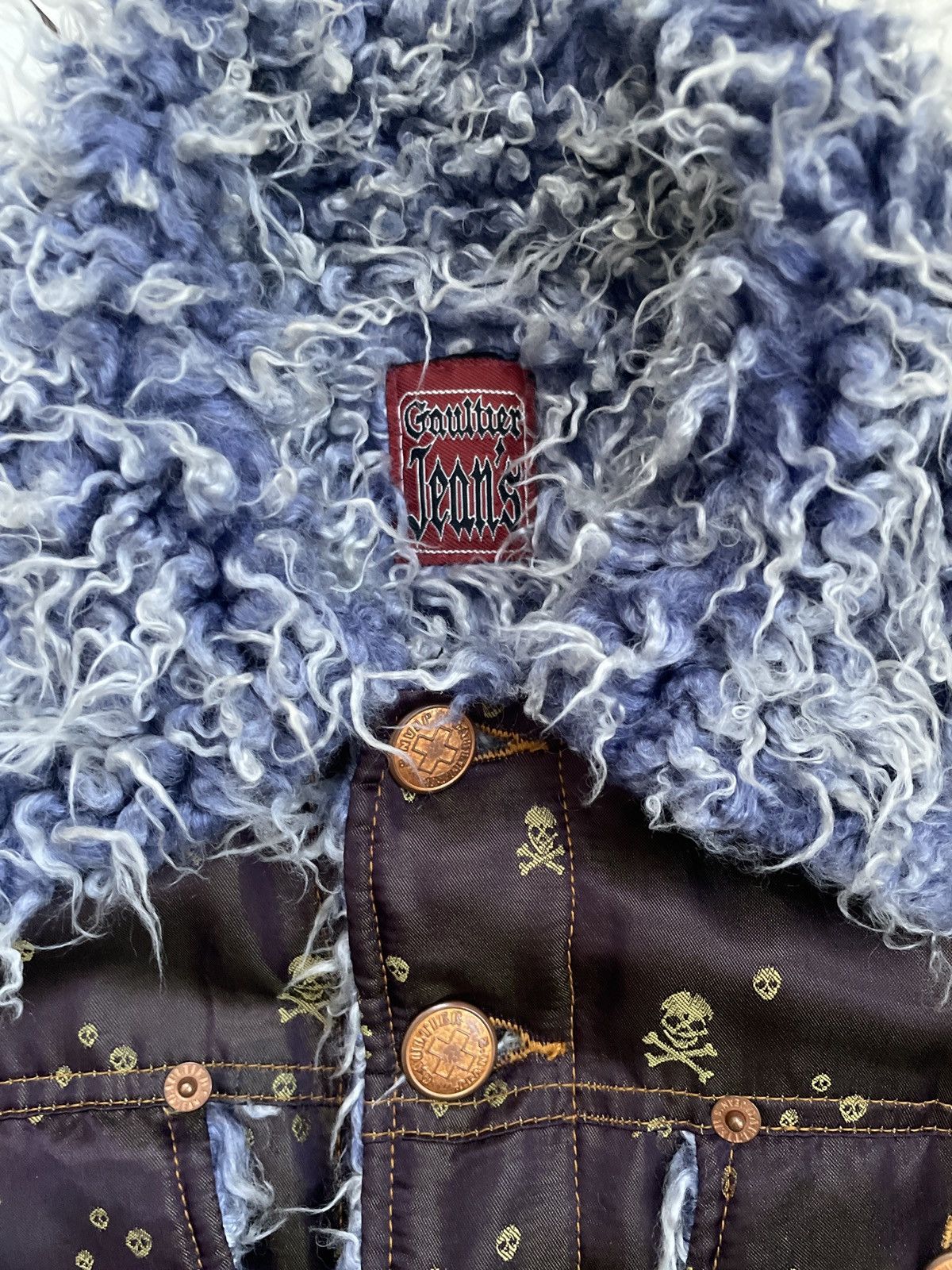 JEAN PAUL GAULTIER iconic 90s skulls jacket