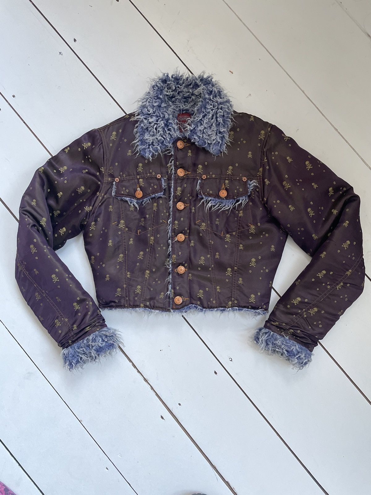 JEAN PAUL GAULTIER iconic 90s skulls jacket