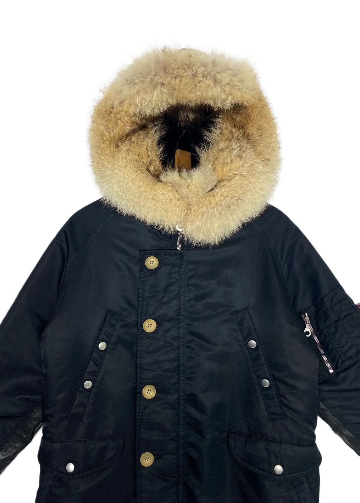 Mastermind Japan Mastermind Japan Heritage Snorkel Parka Coyote Fur Hoodie Size US XS / EU 42 / 0 - 4 Thumbnail