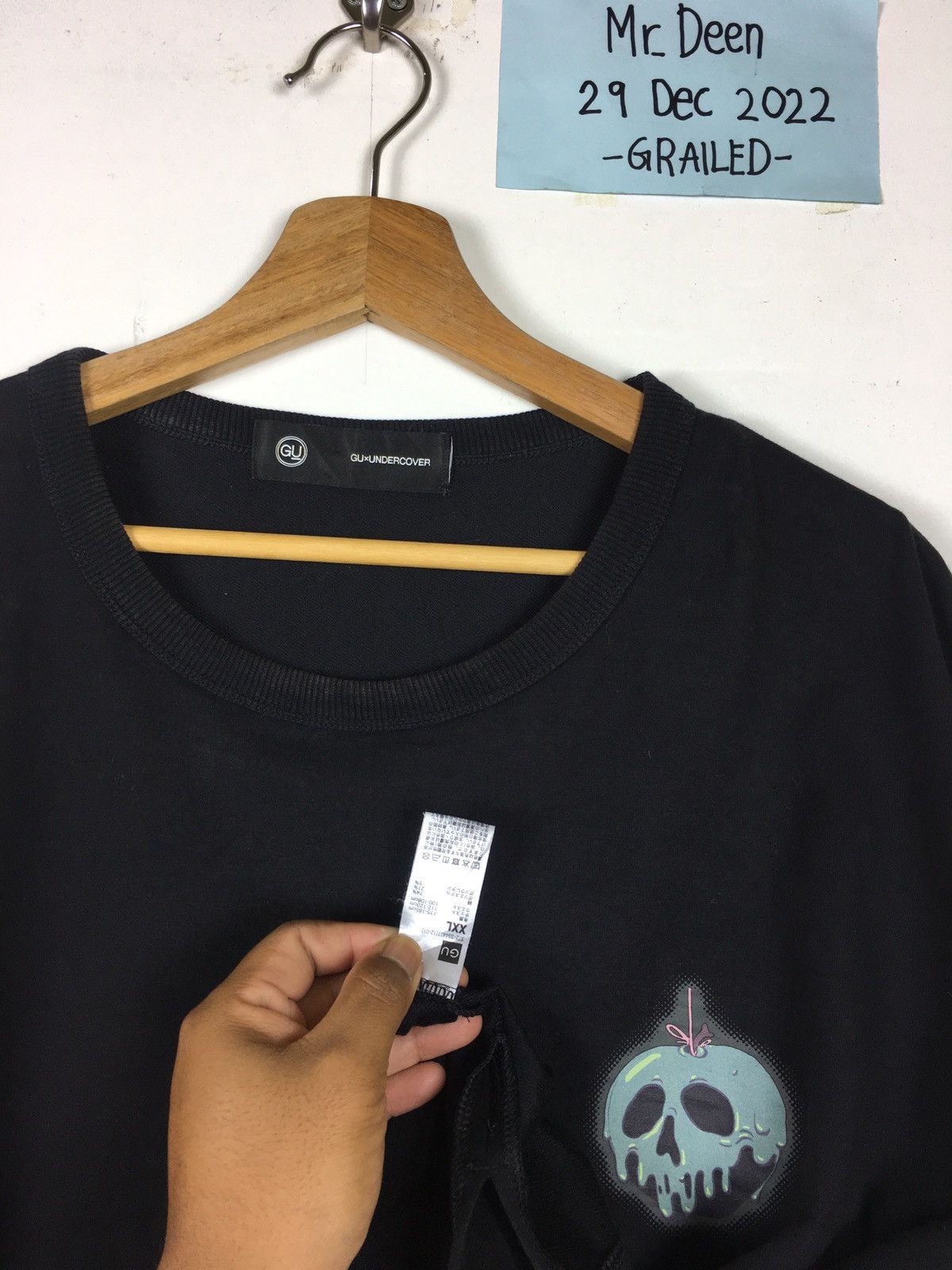 GU × Undercover Rare Undercover x GU Skull Tshirt Size US XXL / EU 58 / 5 - 7 Thumbnail