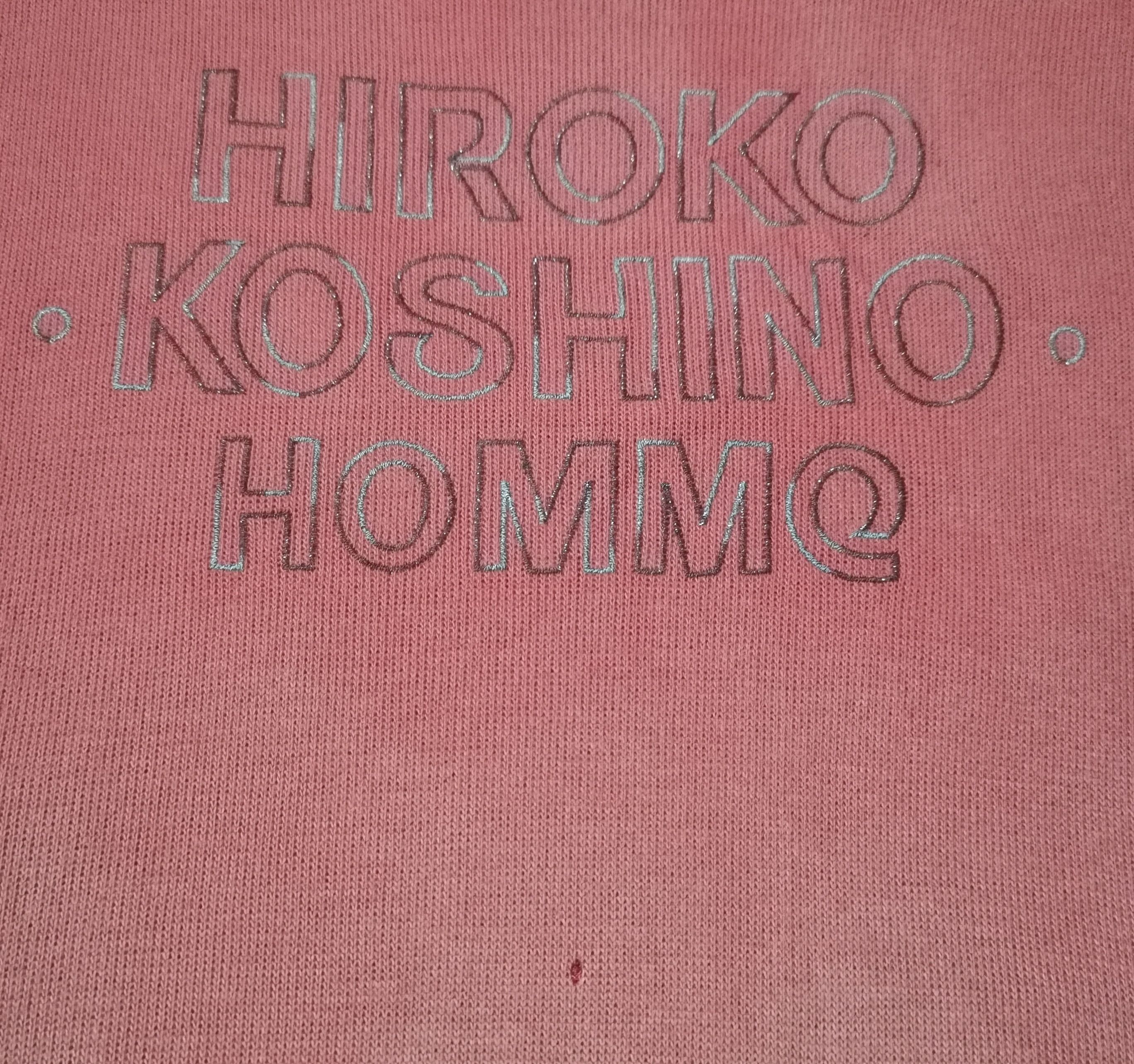 Hiroko Koshino Homme Vintage Sweatshirt Hiroko Koshino Homme Spellout Size US L / EU 52-54 / 3 - 7 Thumbnail