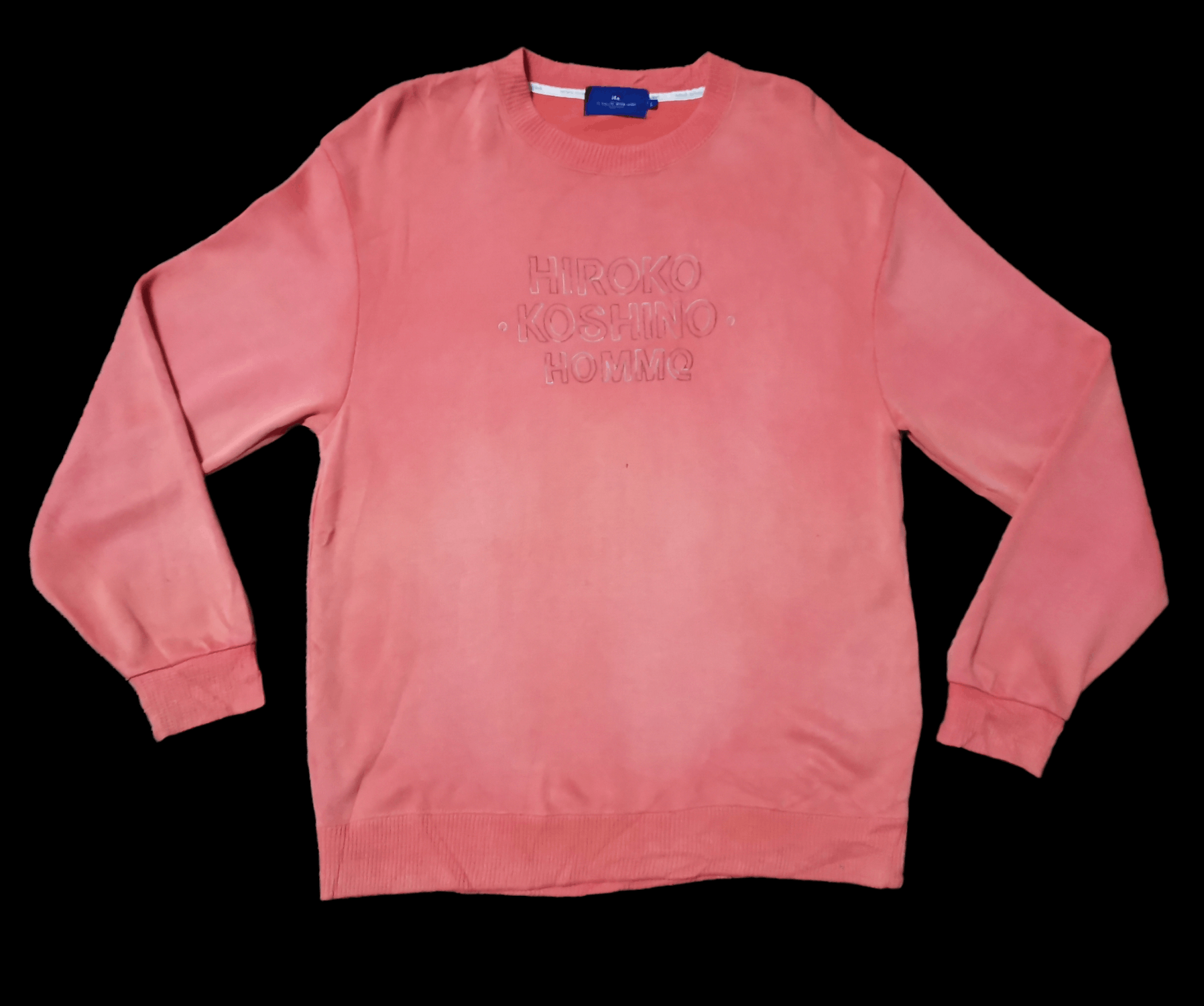 Hiroko Koshino Homme Vintage Sweatshirt Hiroko Koshino Homme Spellout Size US L / EU 52-54 / 3 - 1 Thumbnail