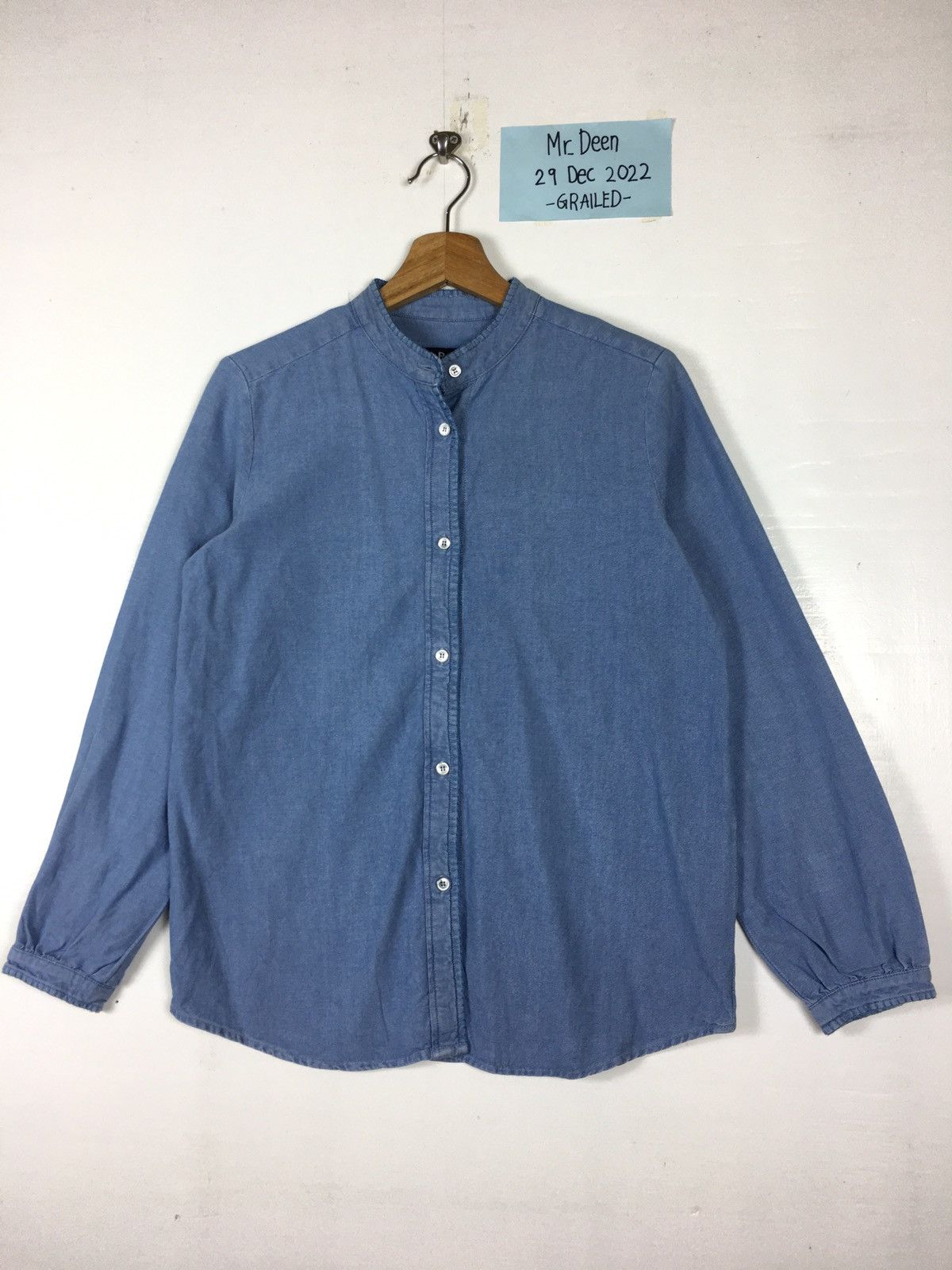 A.P.C. Rare Vintage A.P.C Jeans Button Long Sleeve Shirt Size M / US 6-8 / IT 42-44 - 4 Thumbnail