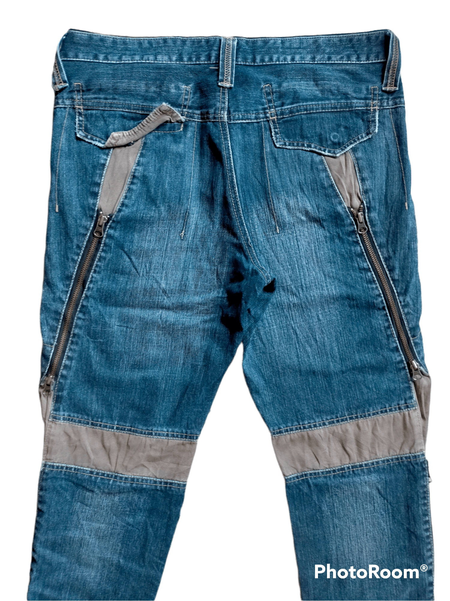 Japanese Brand PPFM Multizipped denim Pants Size US 34 / EU 50 - 6 Thumbnail