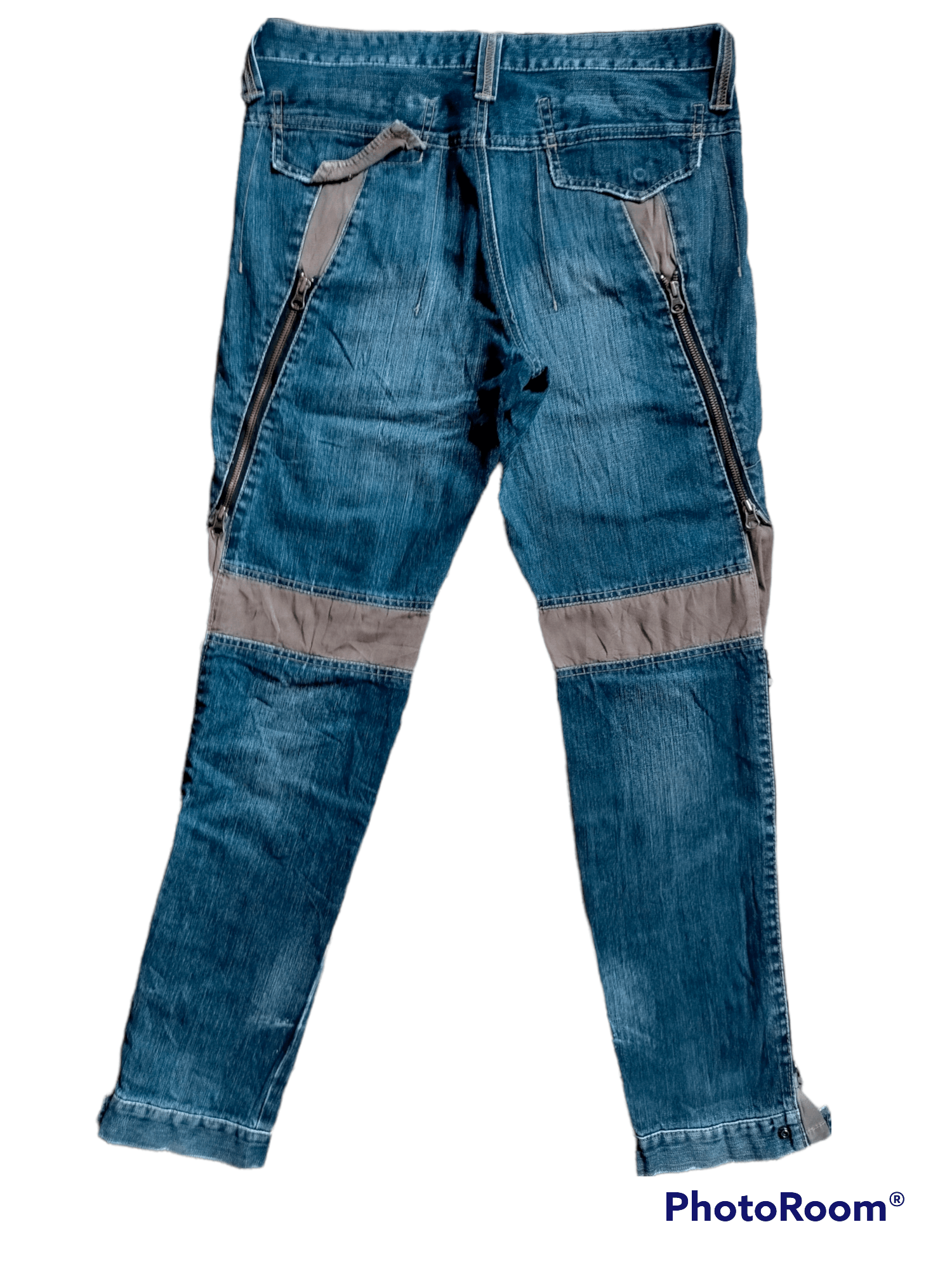 Japanese Brand PPFM Multizipped denim Pants Size US 34 / EU 50 - 1 Thumbnail