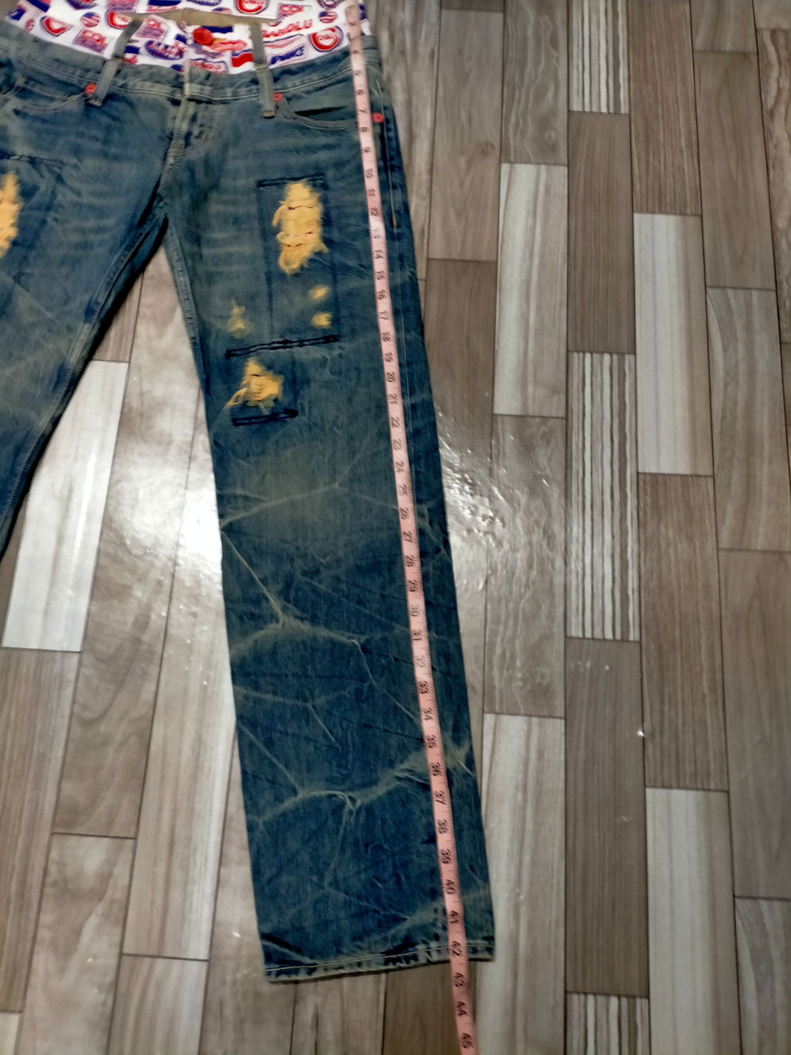 Hysteric Glamour CO&LU Double Waist Patchwork Denim Size US 32 / EU 48 - 11 Thumbnail