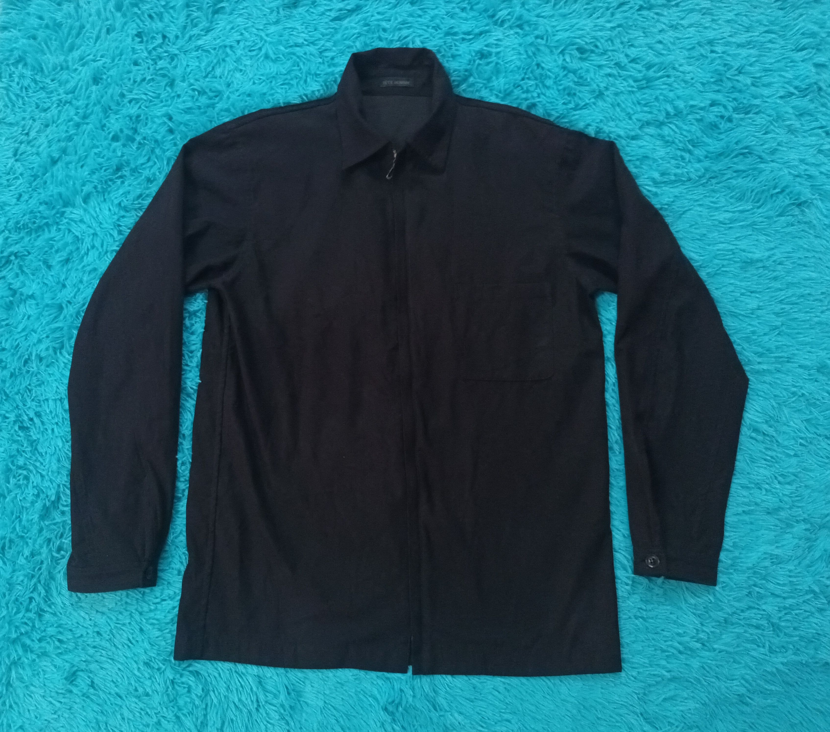 Designer × Issey Miyake × Tete Homme 🔥 TETE HOMME BY ISSEY MIYAKE ZIPPER JACKET 🔥 Size US L / EU 52-54 / 3 - 1 Thumbnail