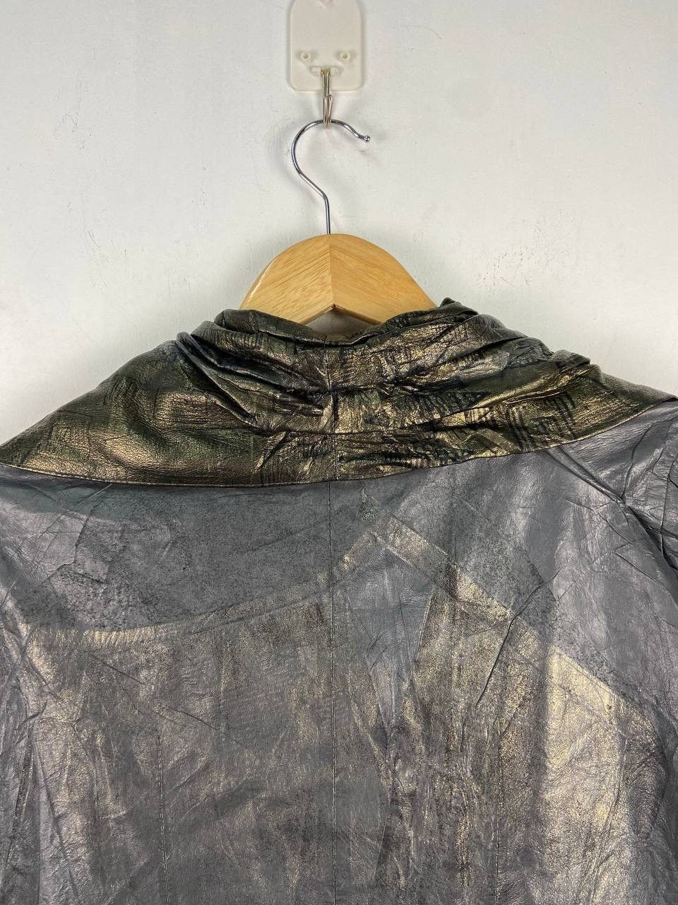 Vera Pelle Vintage 90s Vera Pelle Alain Delon Leather Jacket Art Paisle Size US M / EU 48-50 / 2 - 14 Thumbnail