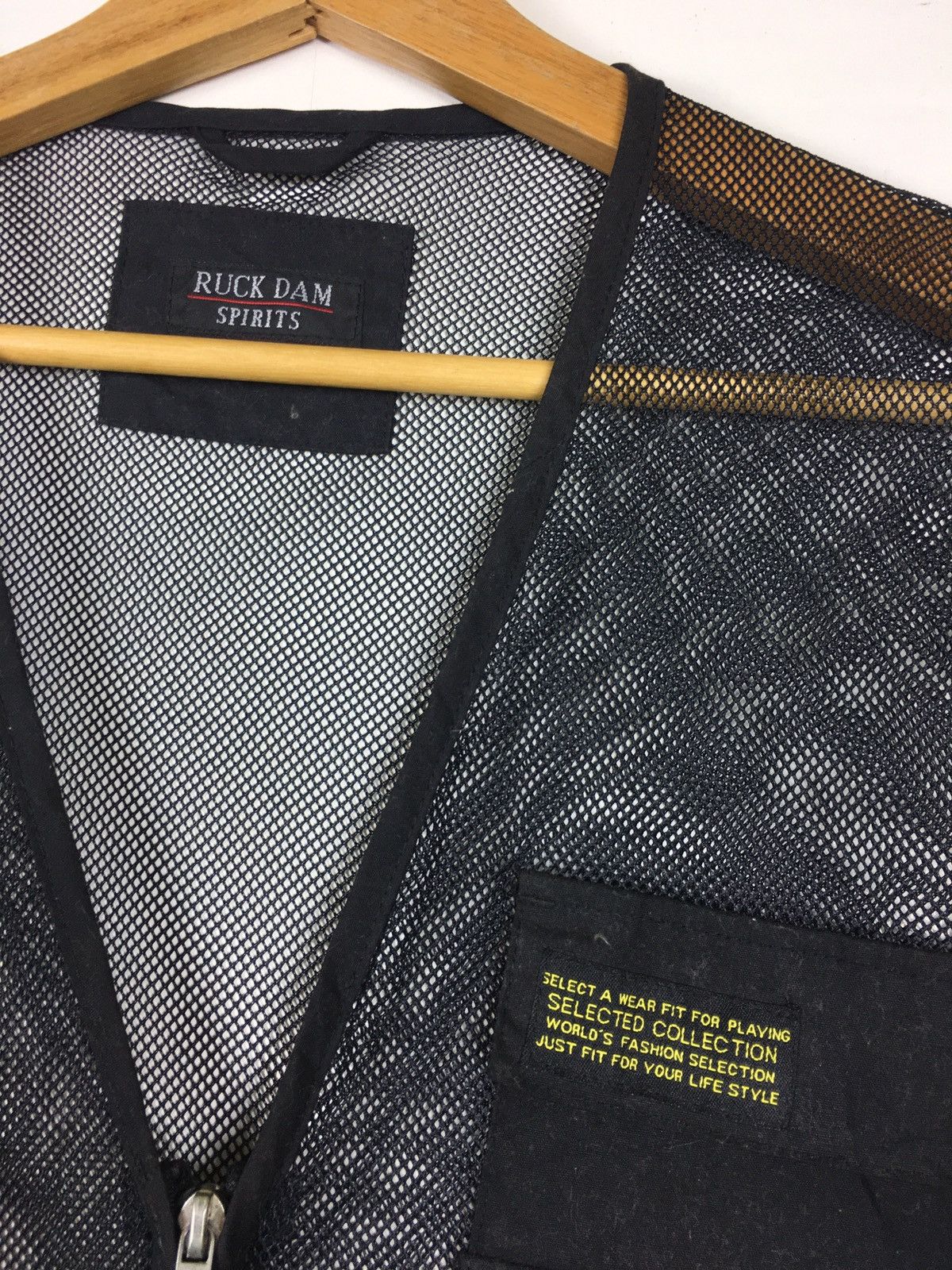 Japanese Brand Rare Vintage Ruck DAM Spirits Net Vest Size US M / EU 48-50 / 2 - 6 Thumbnail