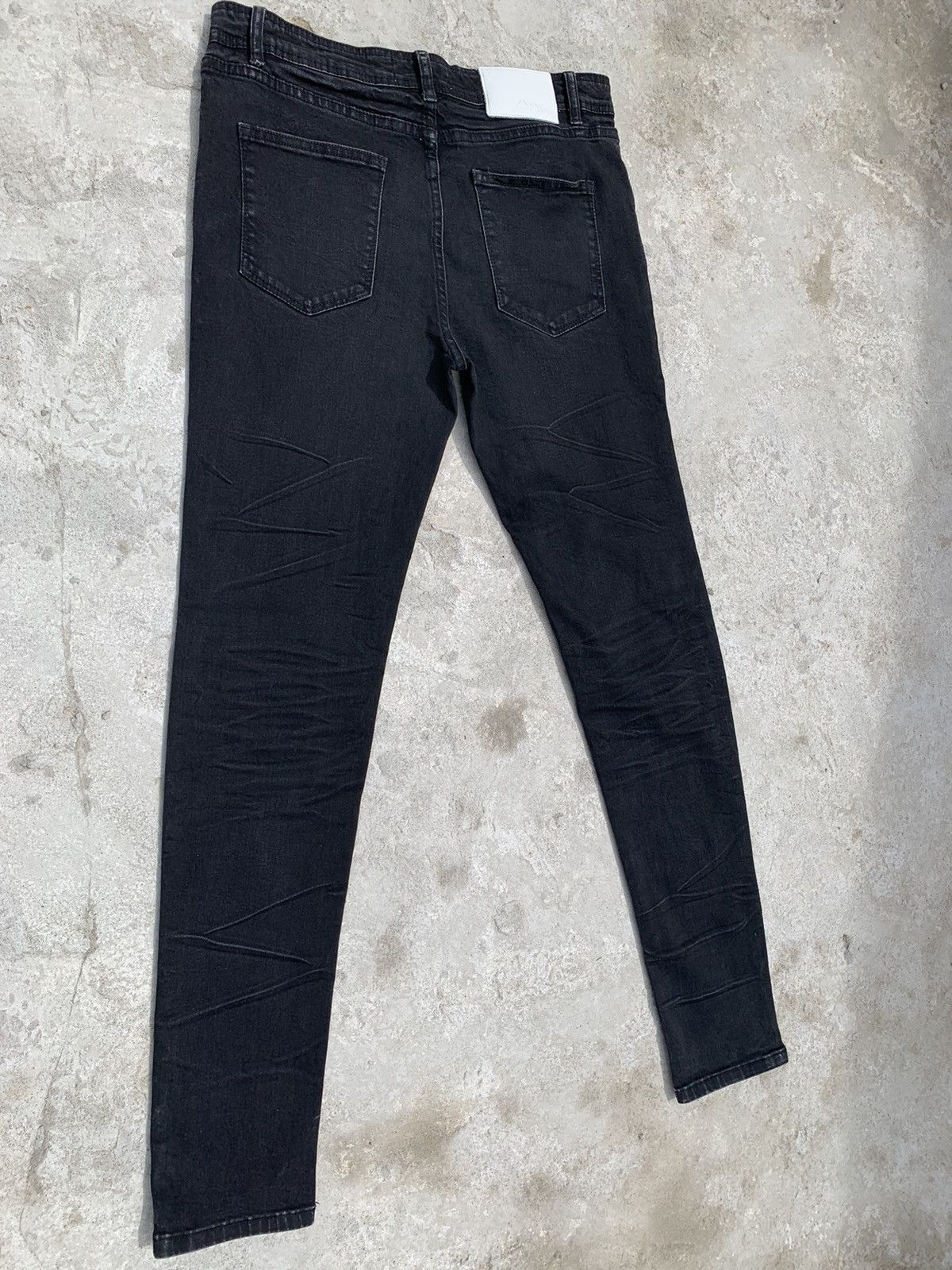 Japanese Brand Distressed Avid Jeans Skinny Stretch Pants Size US 32 / EU 48 - 6 Thumbnail