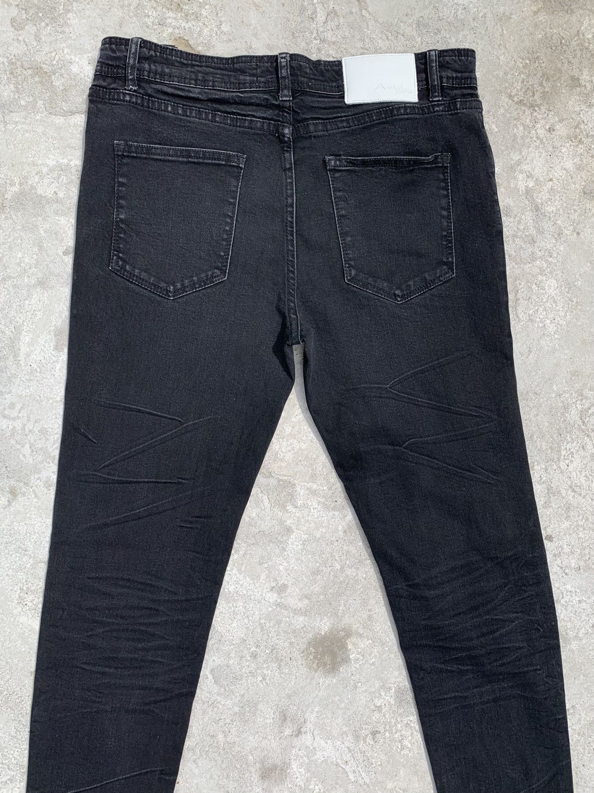 Japanese Brand Distressed Avid Jeans Skinny Stretch Pants Size US 32 / EU 48 - 19 Thumbnail