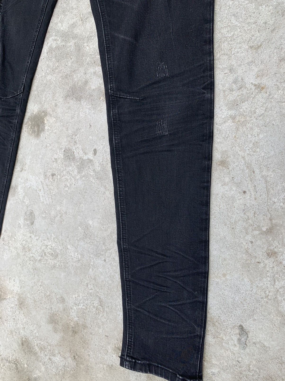 Japanese Brand Distressed Avid Jeans Skinny Stretch Pants Size US 32 / EU 48 - 10 Thumbnail