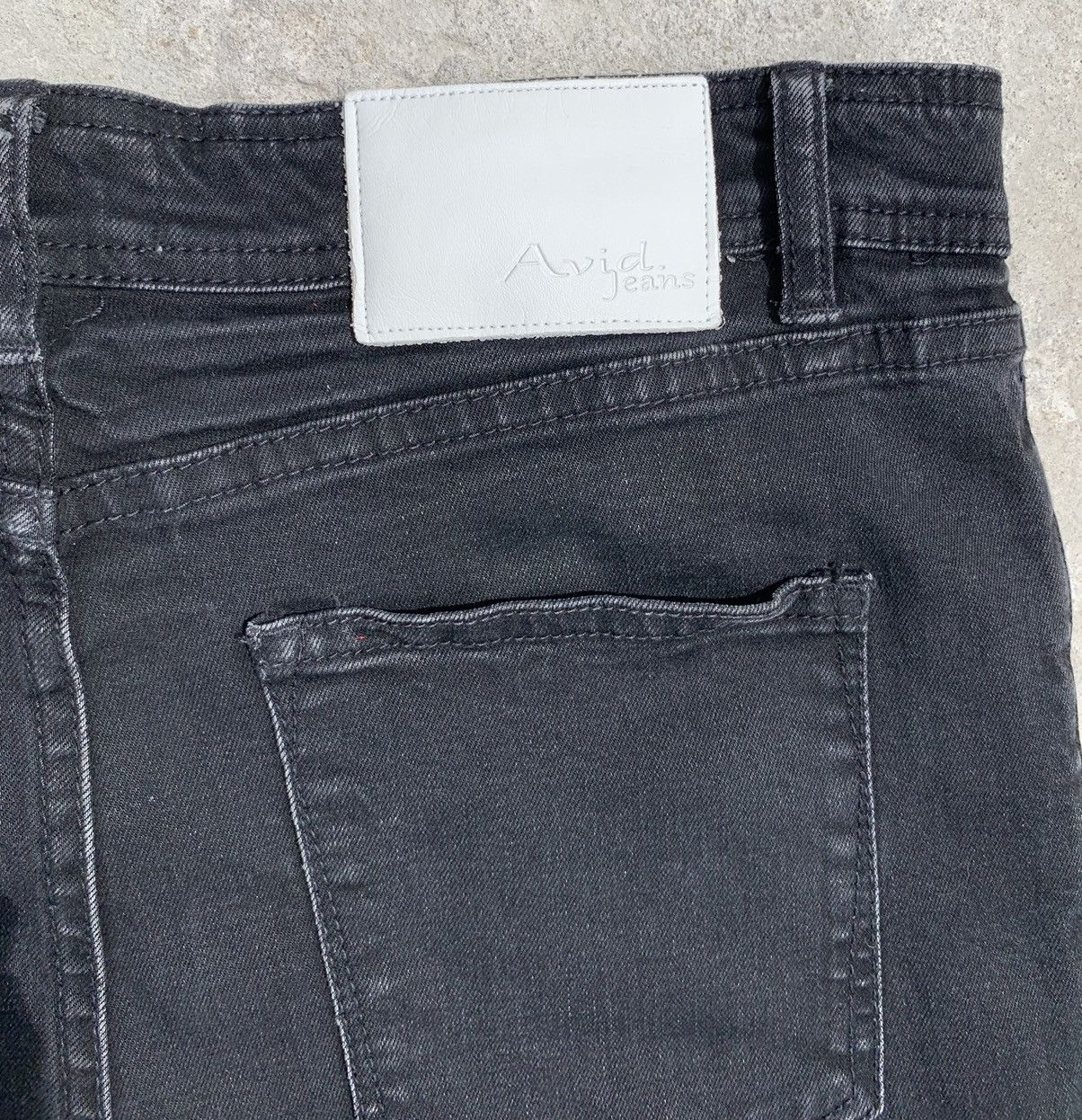 Japanese Brand Distressed Avid Jeans Skinny Stretch Pants Size US 32 / EU 48 - 22 Thumbnail