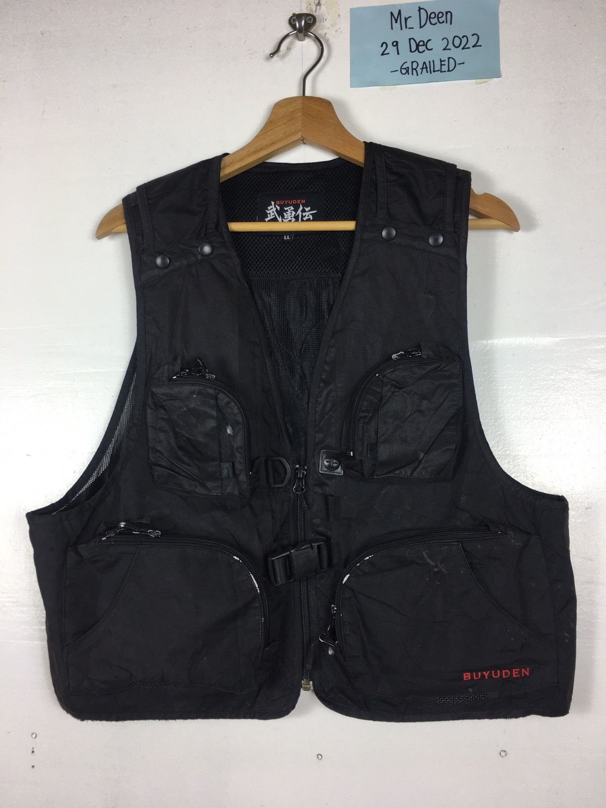 Japanese Brand Rare Vintage Buyuden Multi Pocket Vest Size US M / EU 48-50 / 2 - 3 Thumbnail