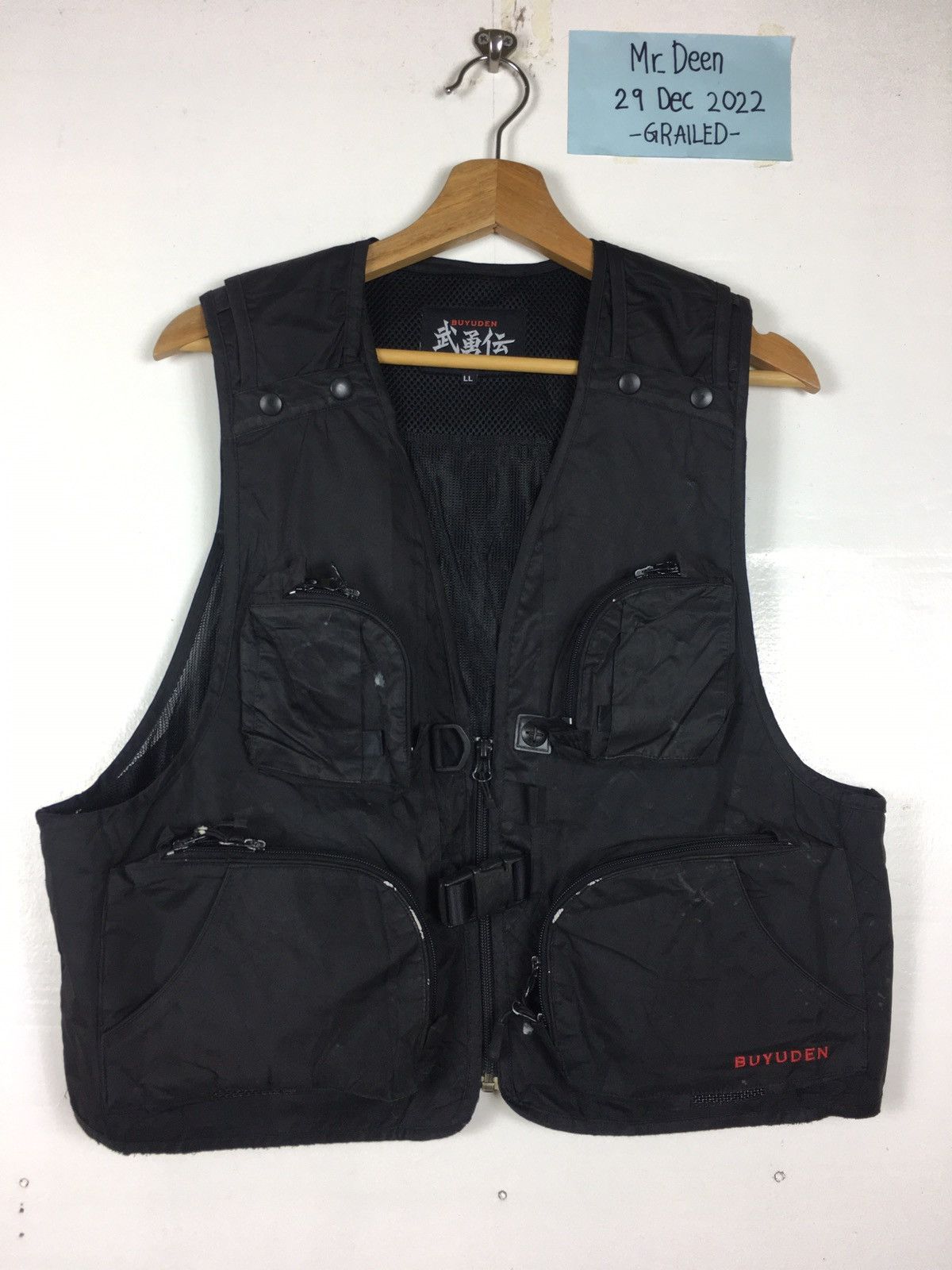 Japanese Brand Rare Vintage Buyuden Multi Pocket Vest Size US M / EU 48-50 / 2 - 1 Thumbnail