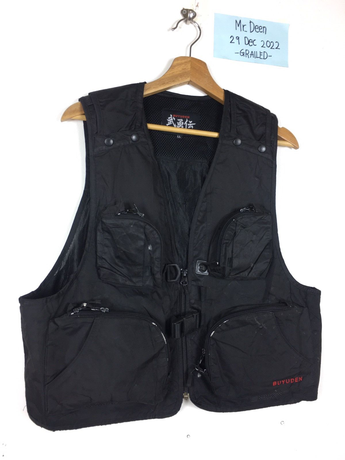 Japanese Brand Rare Vintage Buyuden Multi Pocket Vest Size US M / EU 48-50 / 2 - 2 Thumbnail