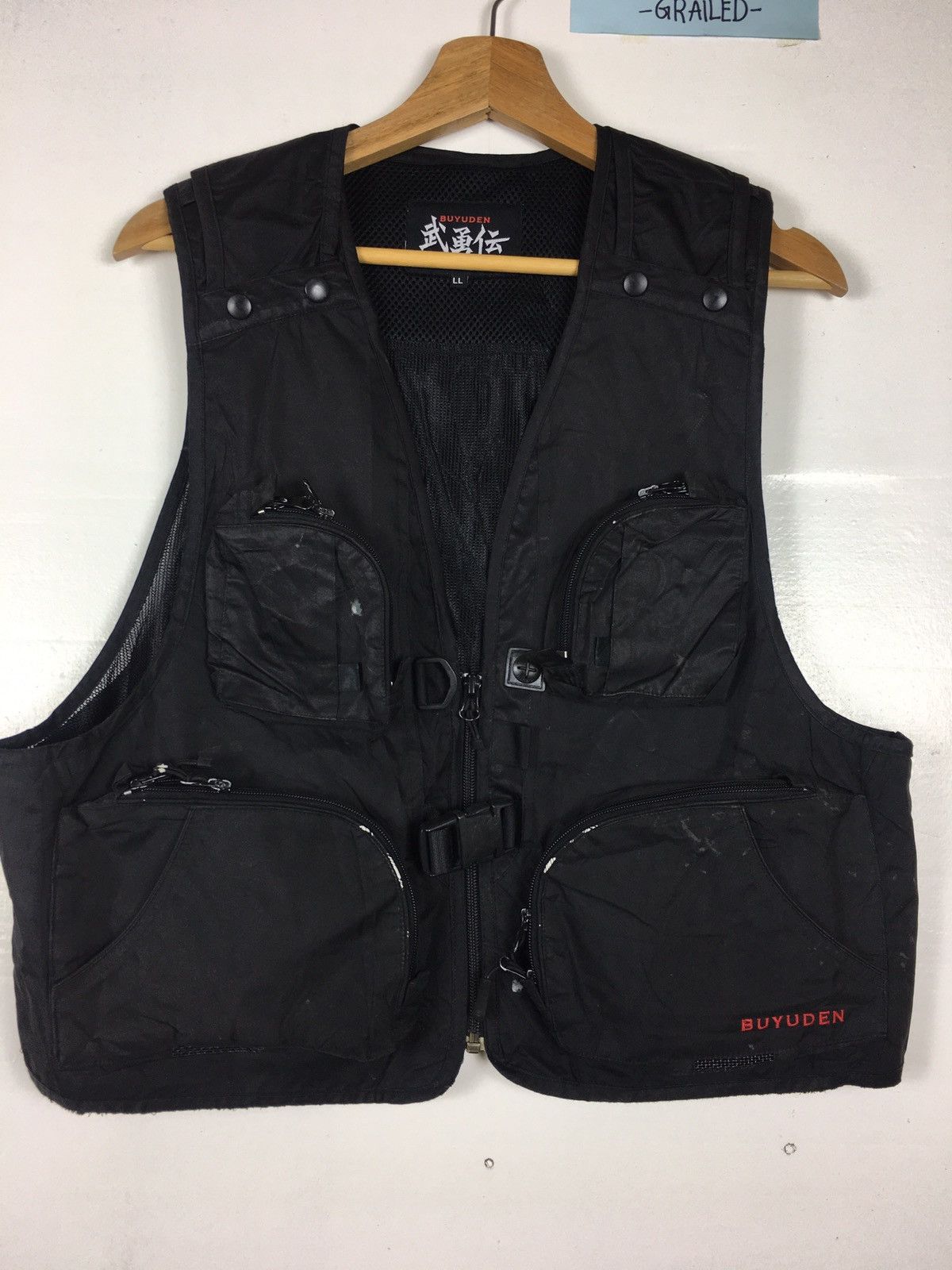 Japanese Brand Rare Vintage Buyuden Multi Pocket Vest Size US M / EU 48-50 / 2 - 4 Thumbnail