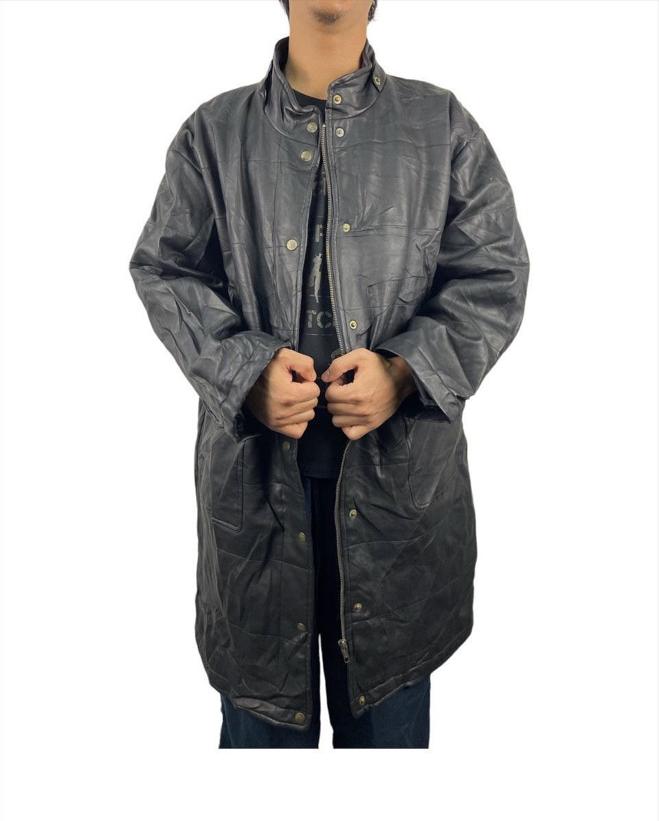 Japanese Brand 🇯🇵 Vintage Sunjolifum by Koizumi Leather Jacket Coat Size US M / EU 48-50 / 2 - 1 Thumbnail