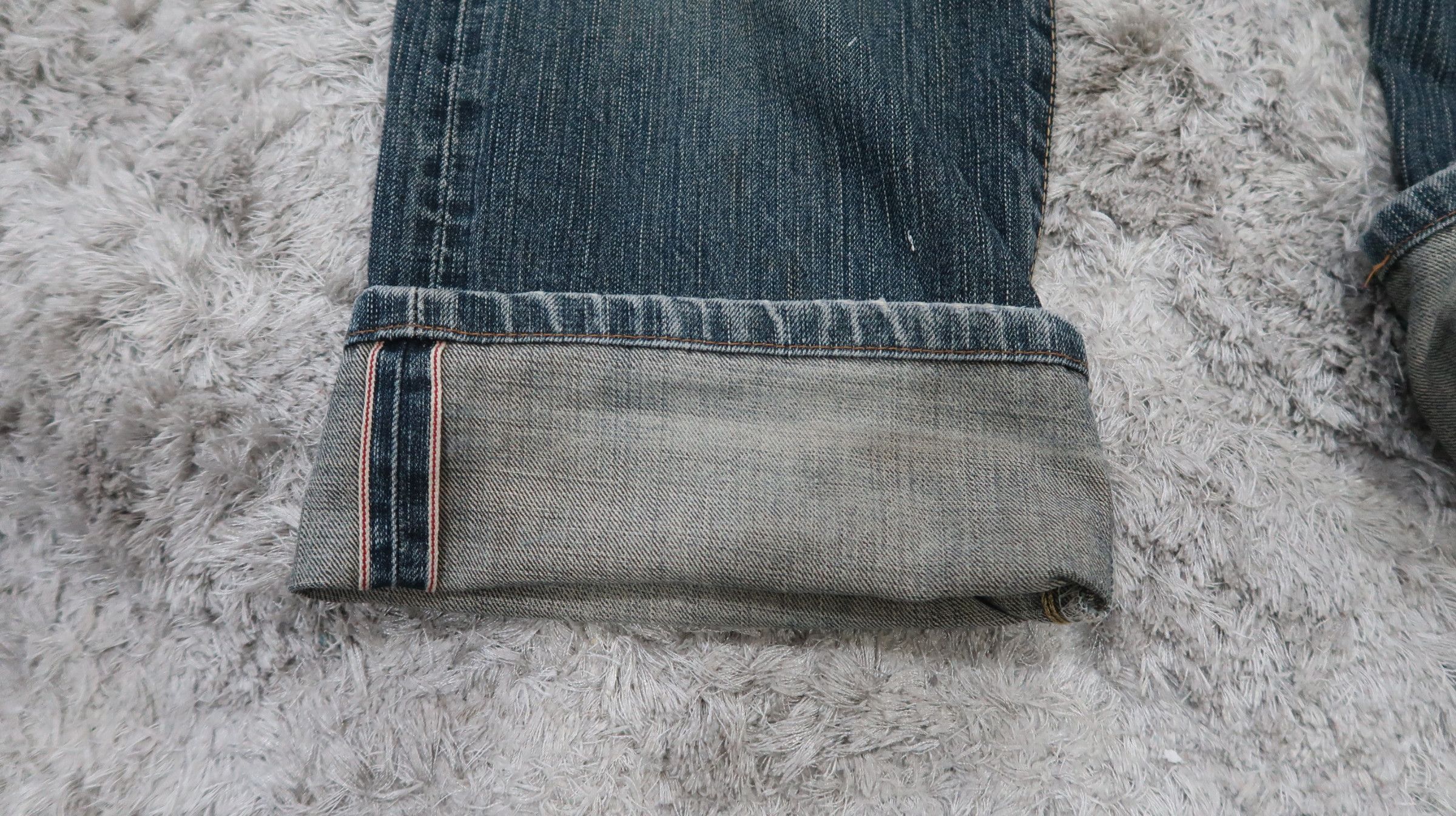 Edwin Vintage Edwin 505z Selvedge Distressed Jeans Size US 32 / EU 48 - 10 Thumbnail