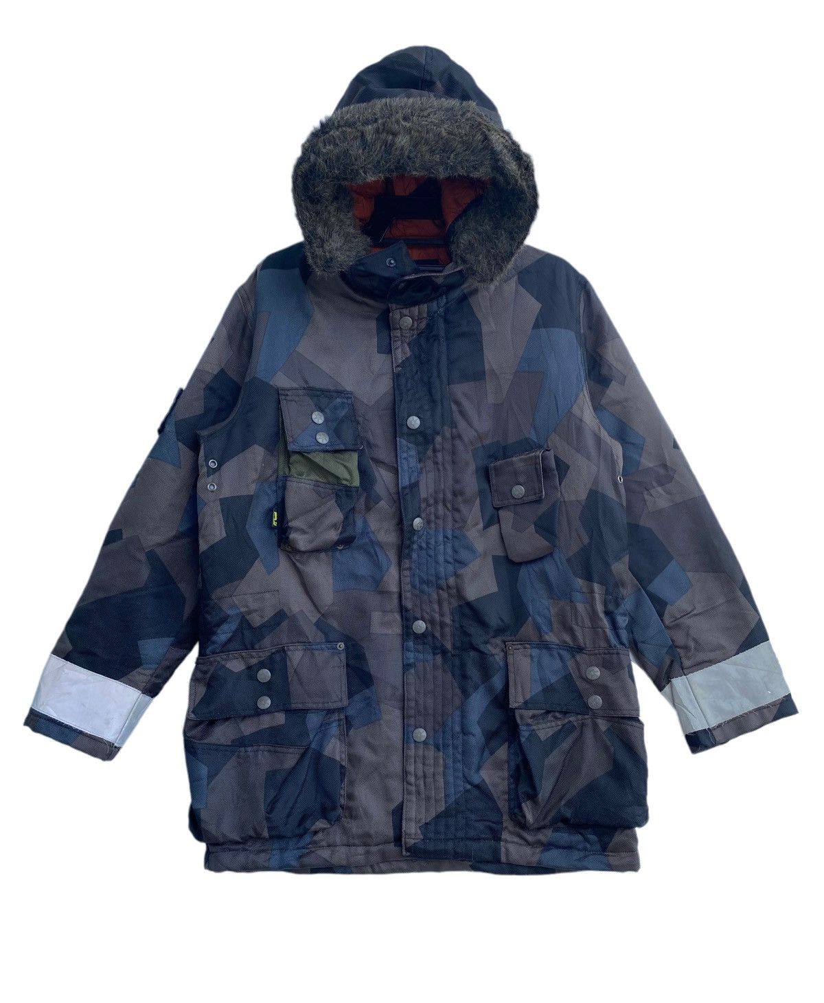 Japanese Brand × Vintage 291295 HOMME japan urban wear digital camo survival jacket Size US L / EU 52-54 / 3 - 1 Thumbnail