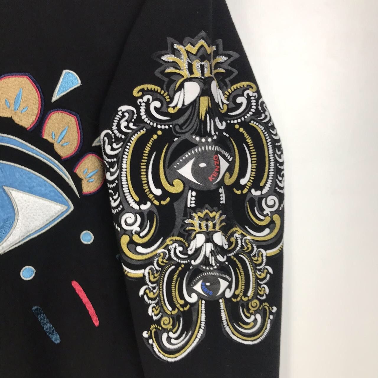Vintage Vintage Kenzo Paris Big Logo Embroidery Sweatshirt Size S / US 4 / IT 40 - 4 Thumbnail