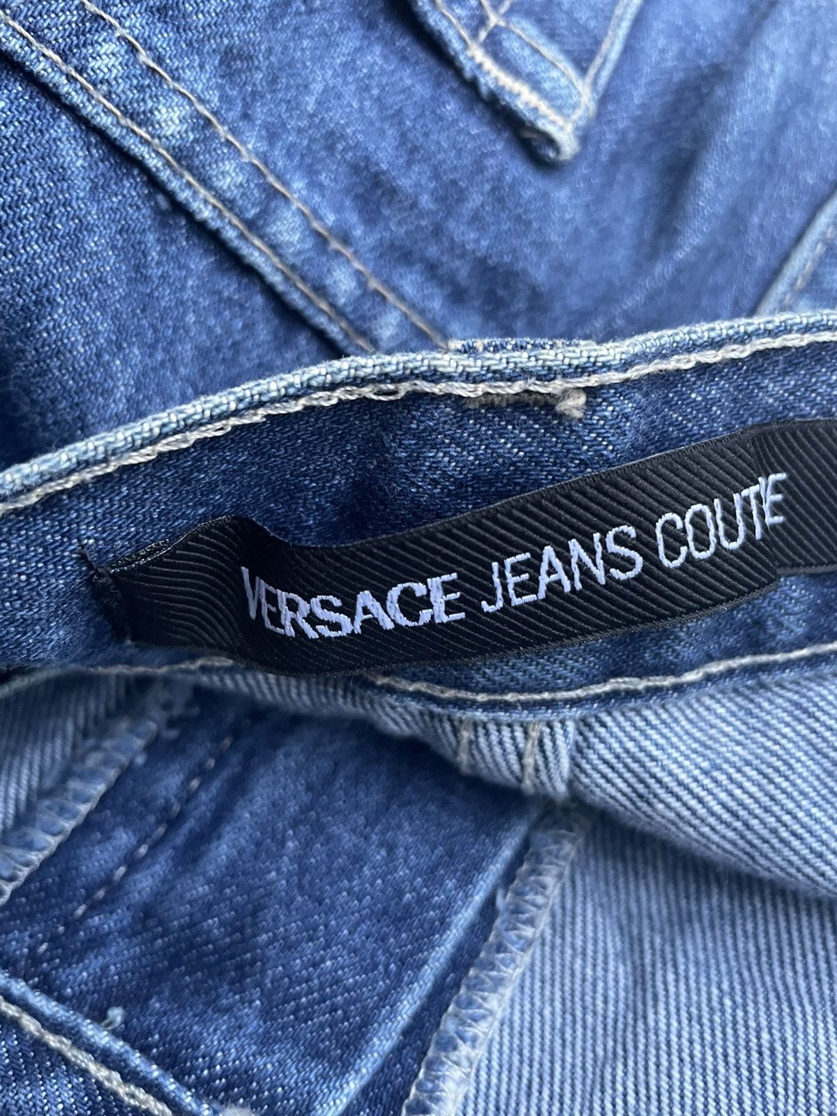 Designer Versace Jeans Couture Denim Size US 38 / EU 54 - 16 Thumbnail