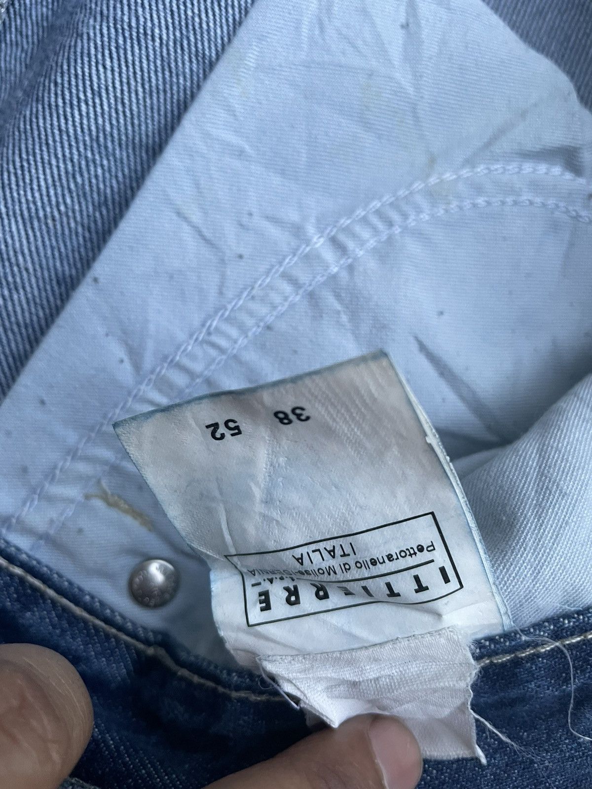 Designer Versace Jeans Couture Denim Size US 38 / EU 54 - 13 Thumbnail