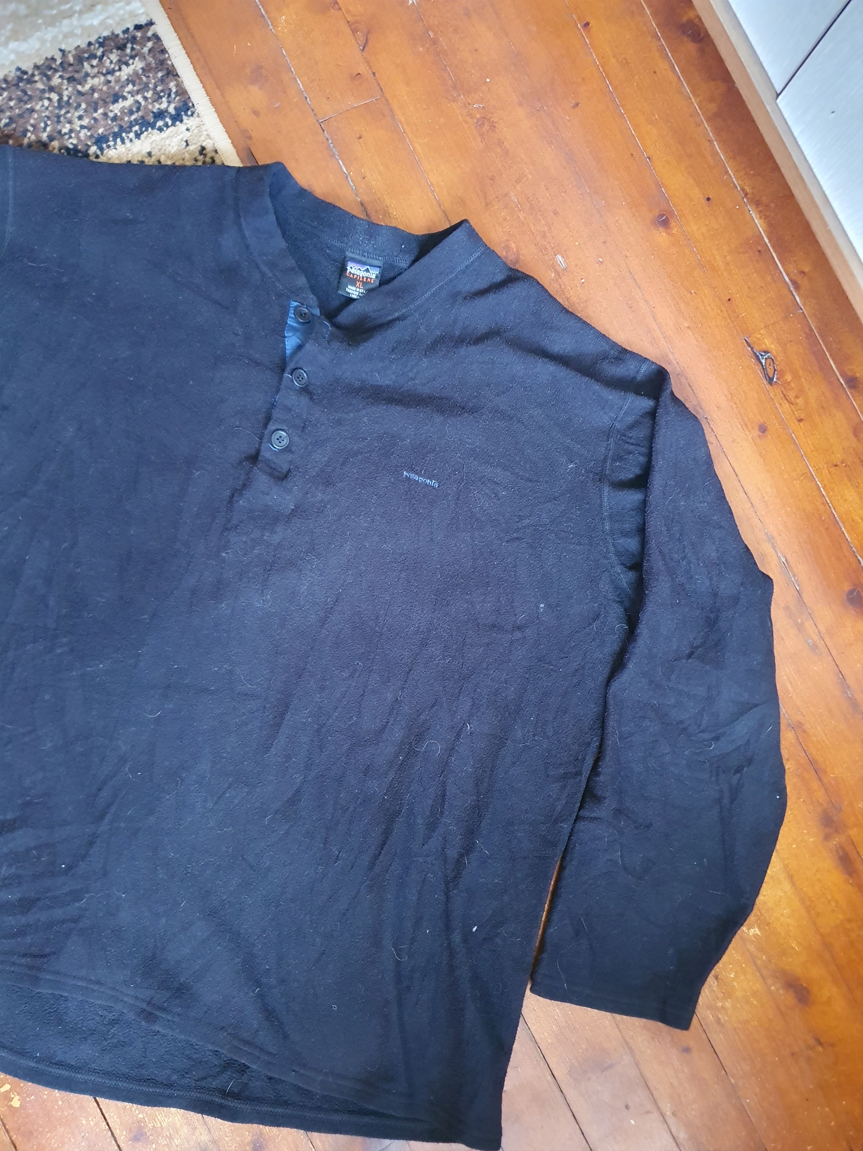 Patagonia Patagonia Capilene Vtg Made in USA Henley 3 Snap fleece,szXL Size US XL / EU 56 / 4 - 5 Thumbnail