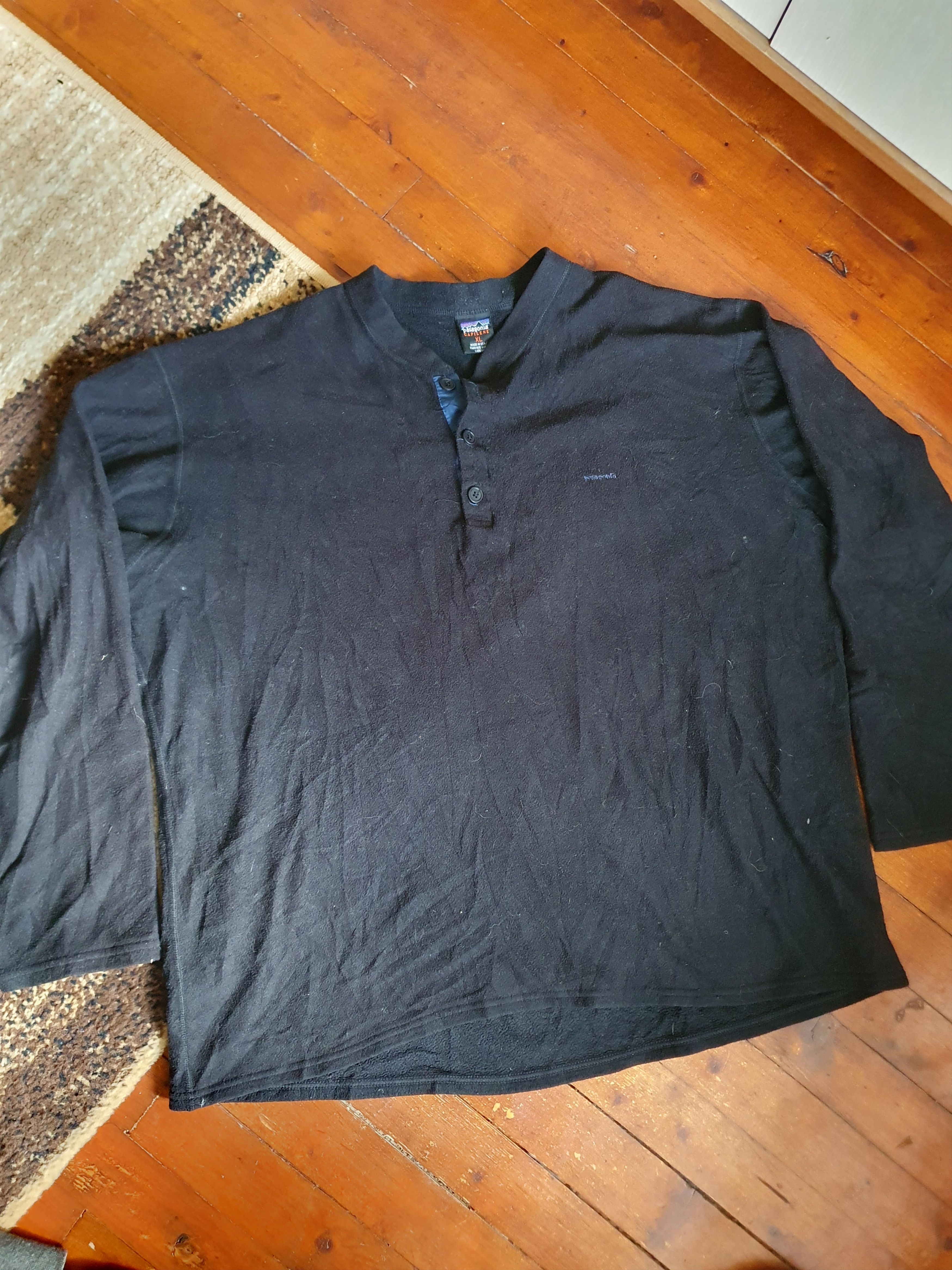 Patagonia Patagonia Capilene Vtg Made in USA Henley 3 Snap fleece,szXL Size US XL / EU 56 / 4 - 2 Thumbnail