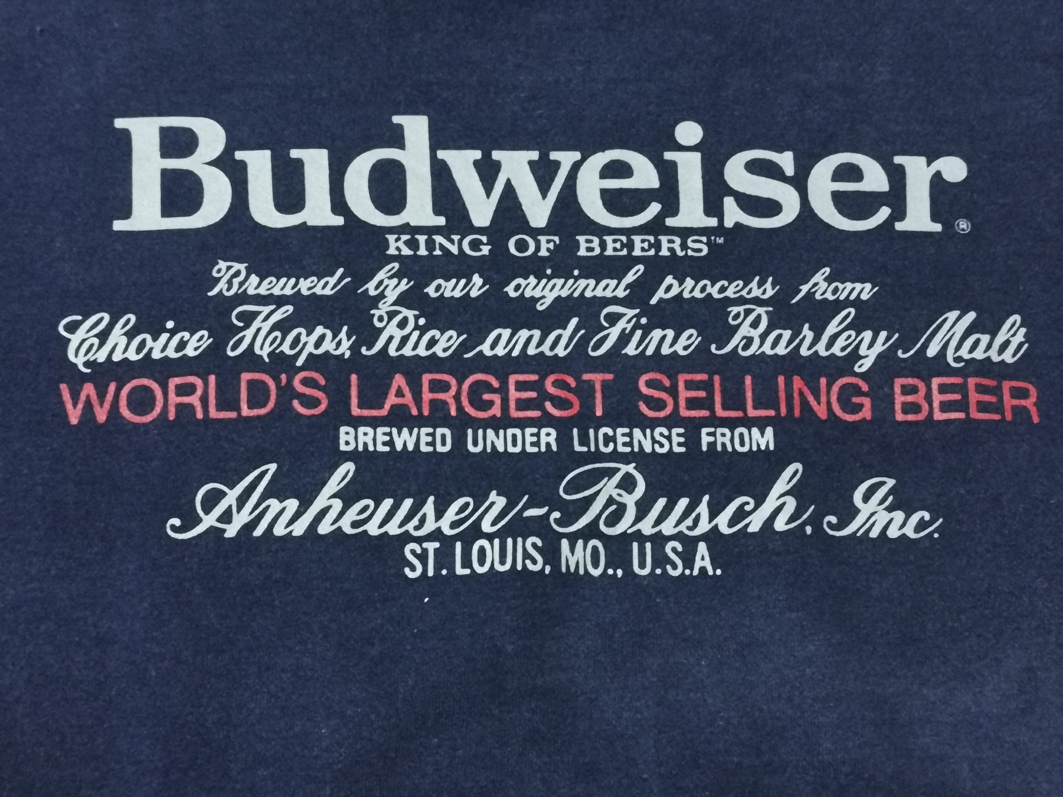 Budweiser Vintage Sweatshirt Budweiser Size US M / EU 48-50 / 2 - 2 Thumbnail
