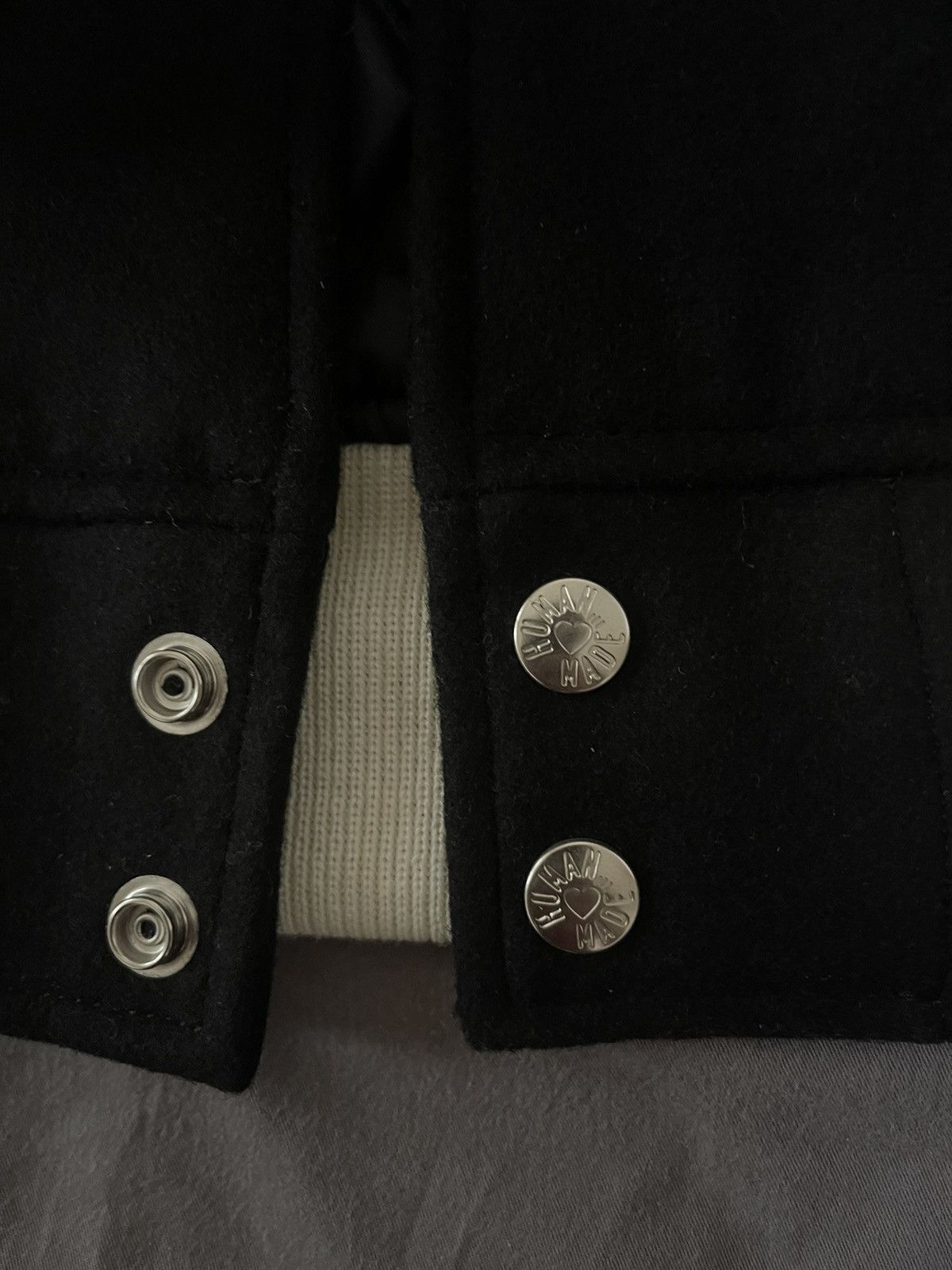 A$AP Rocky × Human Made Human made asap rocky awage human testing varsity jacket Size US XL / EU 56 / 4 - 8 Thumbnail