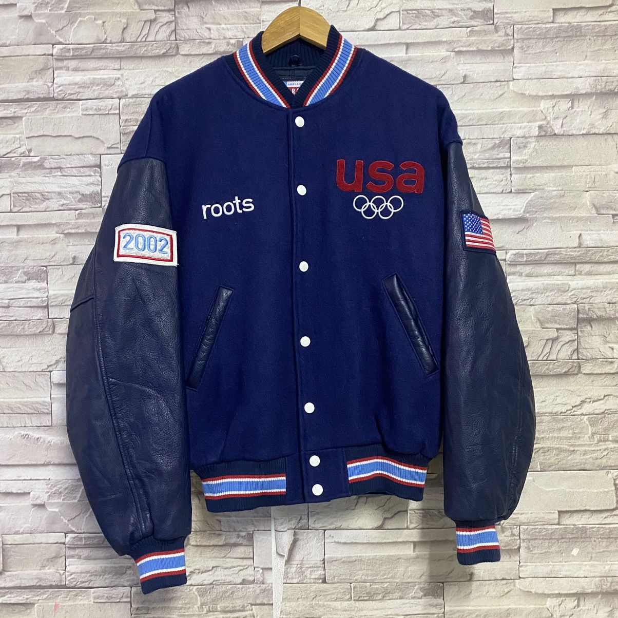 USA Olympics Vintage USA Olympic Team 2002 Varsity Jacket Size US S / EU 44-46 / 1 - 3 Thumbnail