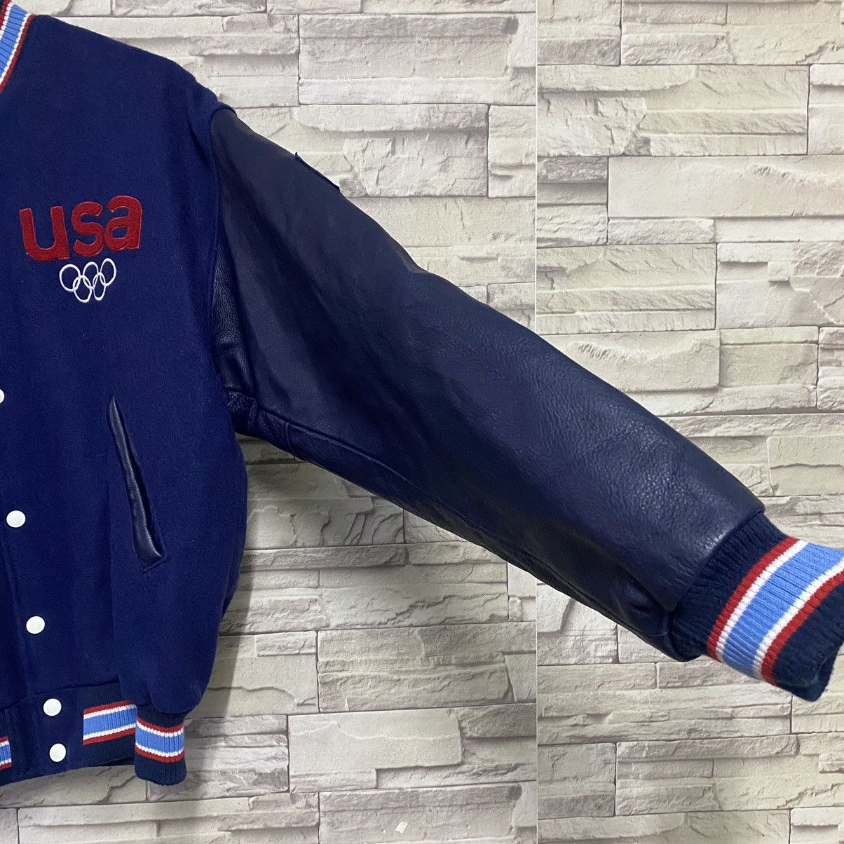 USA Olympics Vintage USA Olympic Team 2002 Varsity Jacket Size US S / EU 44-46 / 1 - 9 Thumbnail