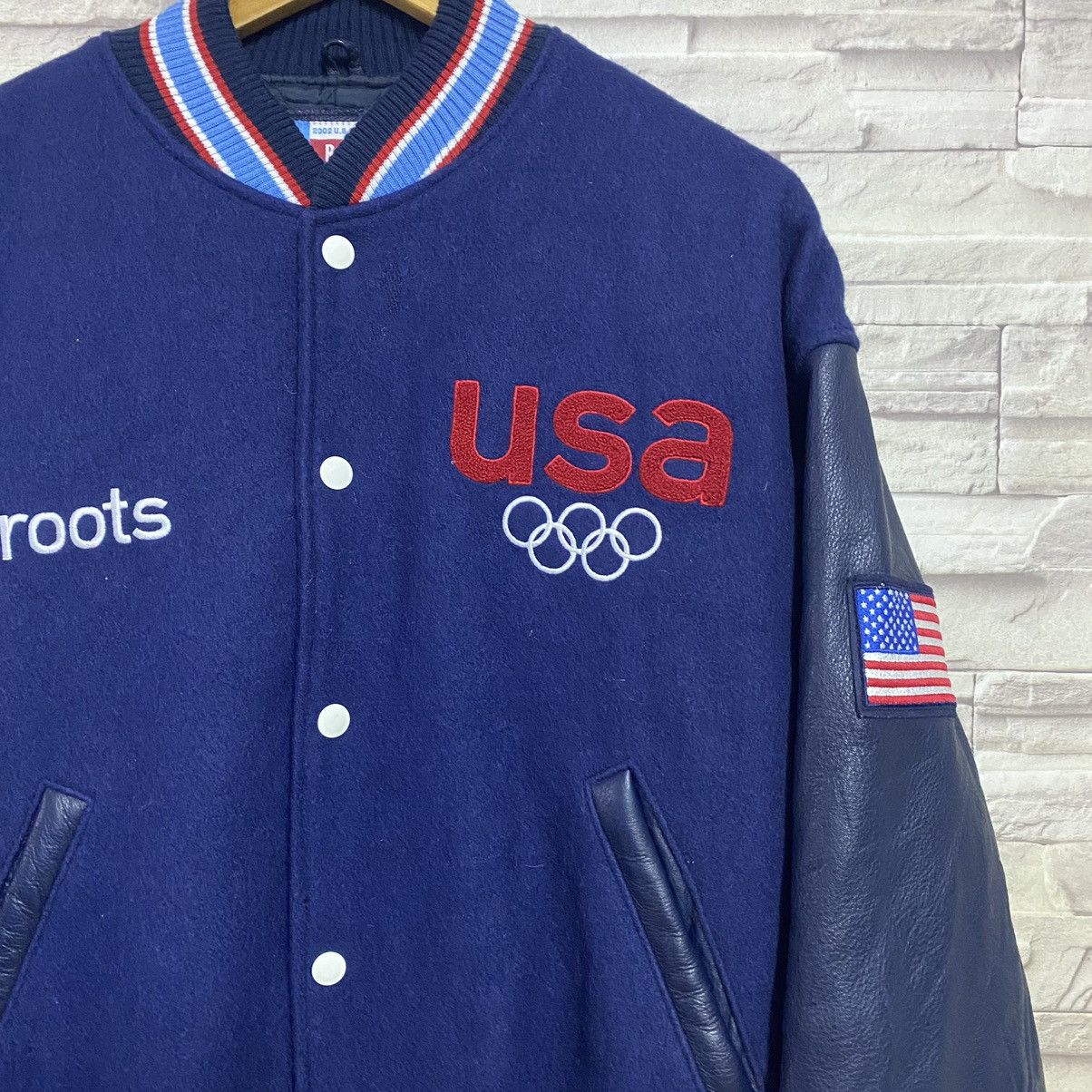 USA Olympics Vintage USA Olympic Team 2002 Varsity Jacket Size US S / EU 44-46 / 1 - 5 Thumbnail