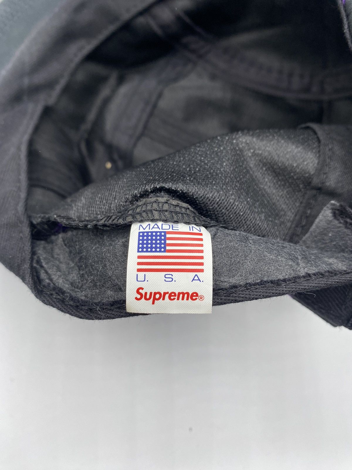 Supreme Supreme Purple Tiger Stripe Hat | Grailed