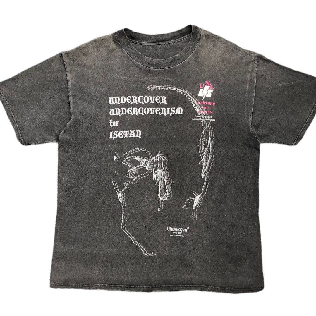 image of Undercover “Undakovr” One Off Isetan T-Shirt in Grey, Men's (Size Large)