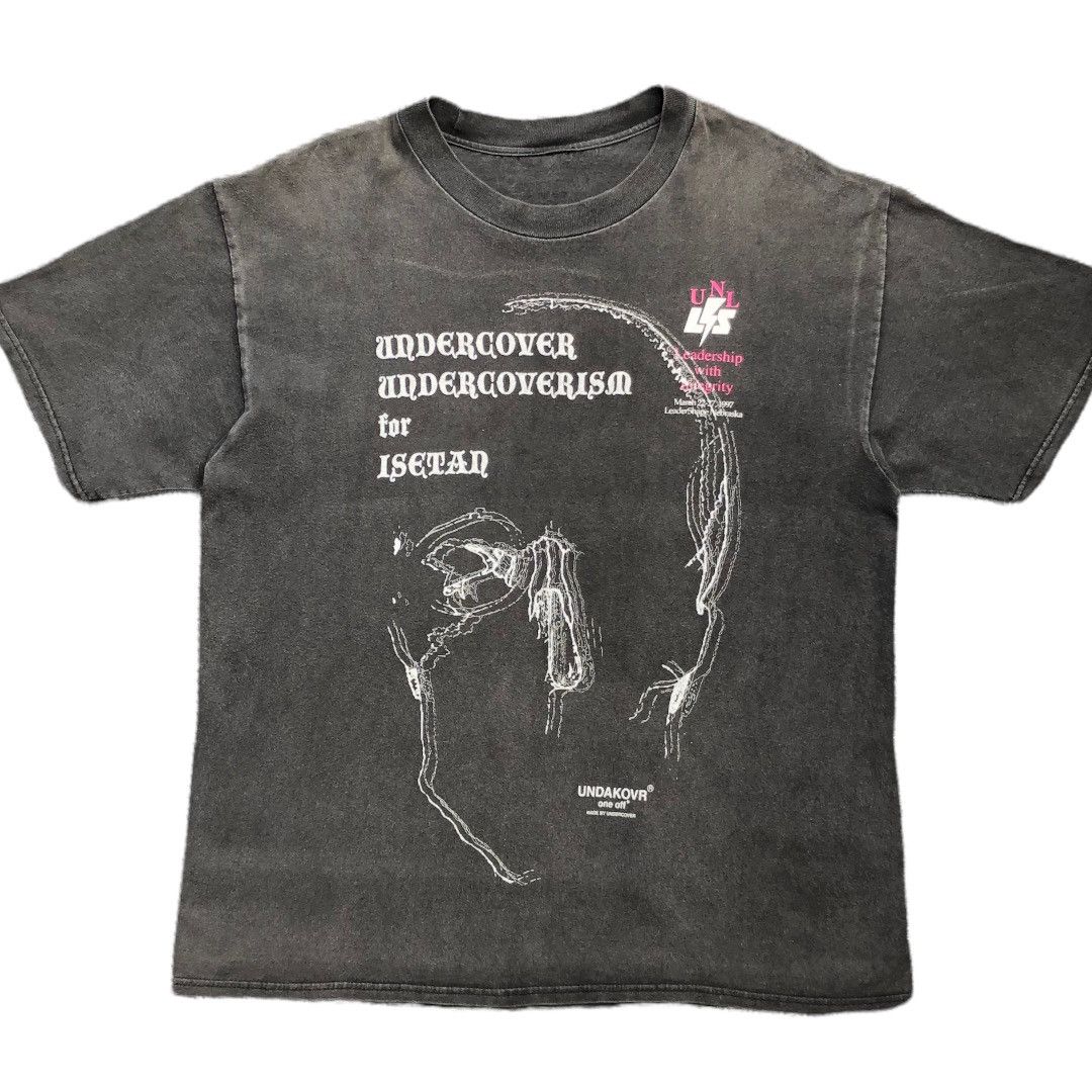 Pre-owned Undercover “undakovr” One Off Isetan T-shirt In Grey