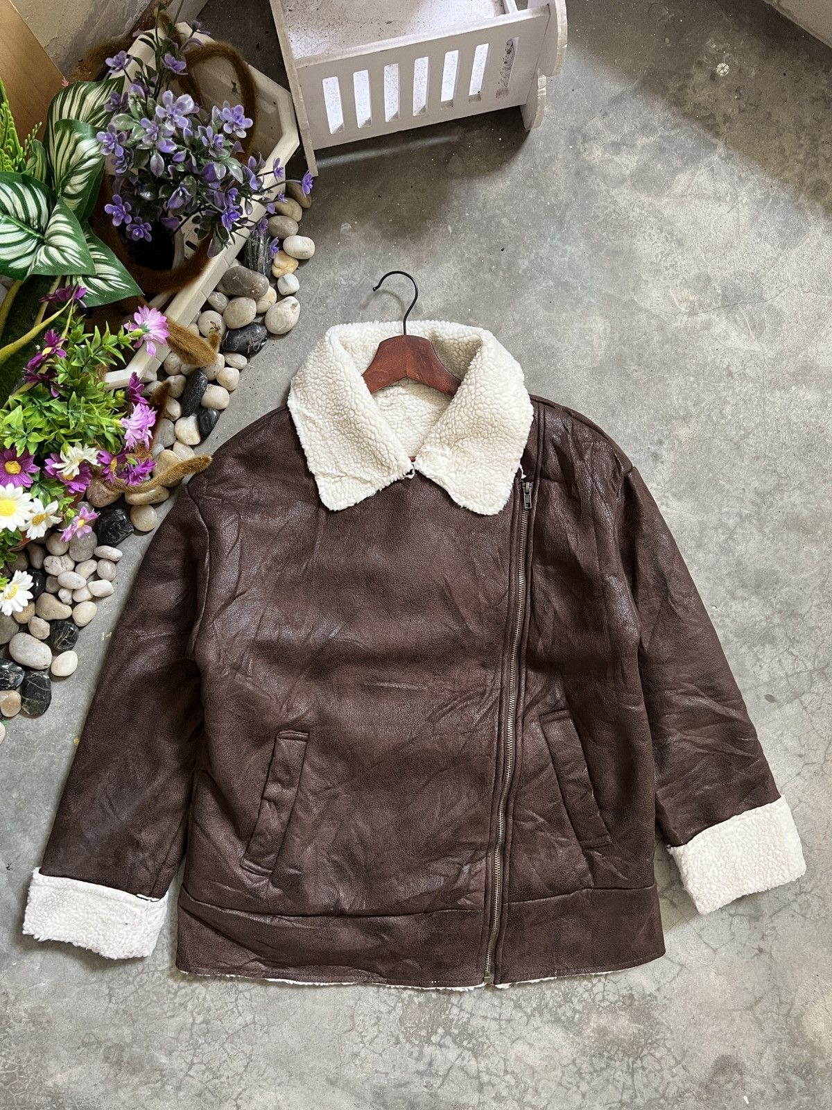 Japanese Brand × Vintage Vintage Velvet Sherpa In Jacket Size US M / EU 48-50 / 2 - 5 Thumbnail