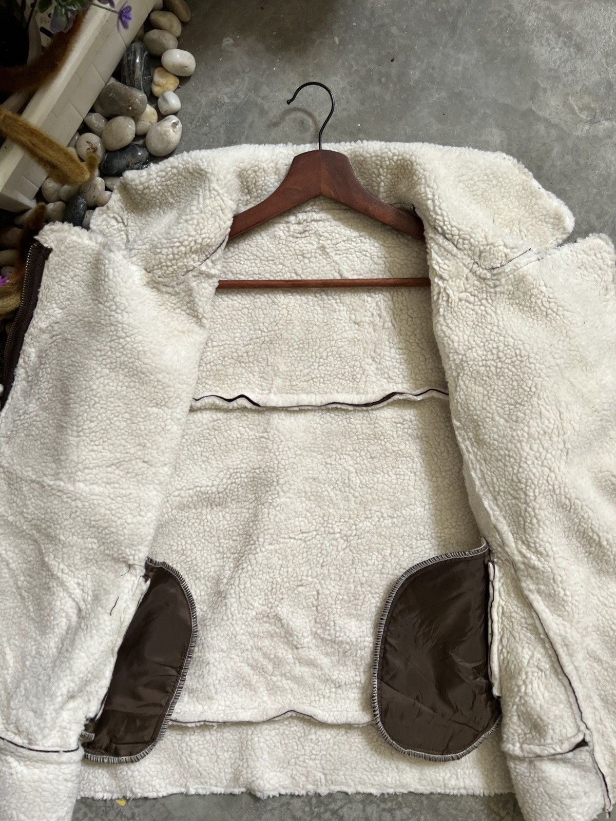 Japanese Brand × Vintage Vintage Velvet Sherpa In Jacket Size US M / EU 48-50 / 2 - 16 Thumbnail