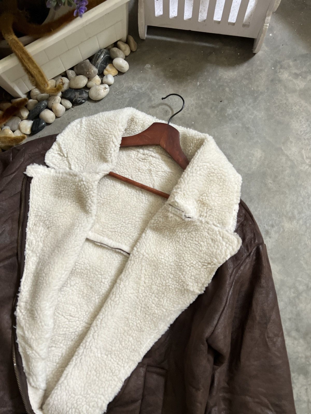 Japanese Brand × Vintage Vintage Velvet Sherpa In Jacket Size US M / EU 48-50 / 2 - 13 Thumbnail